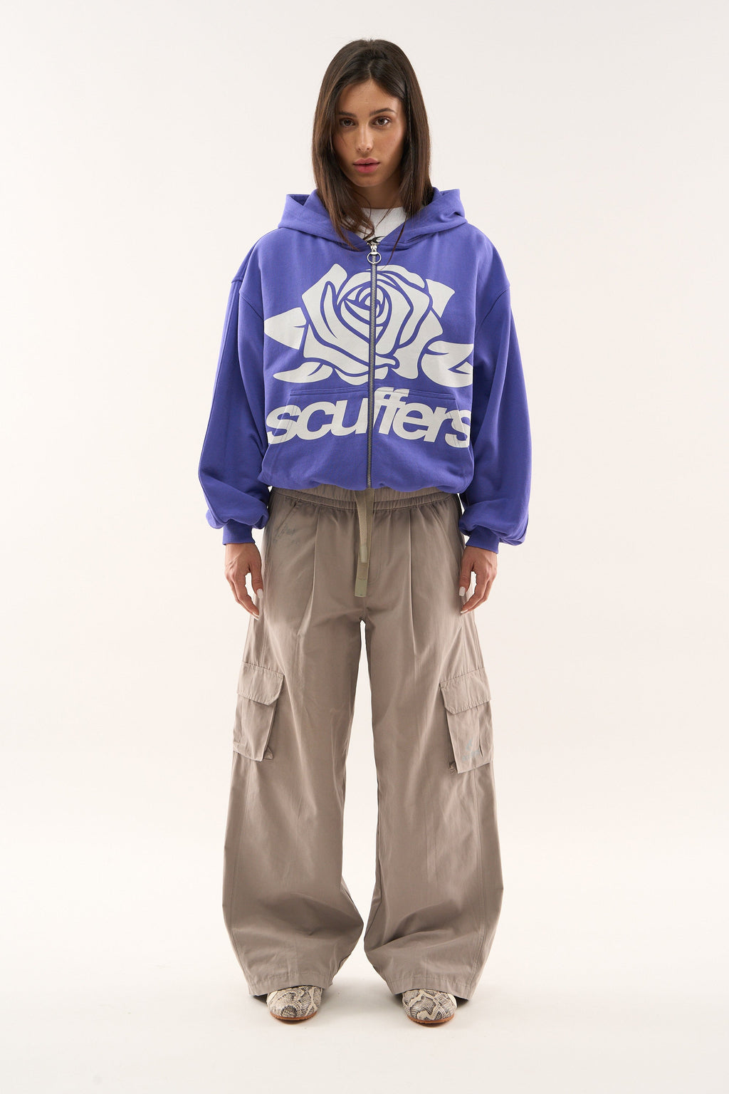 Girl Light Purple Zipper