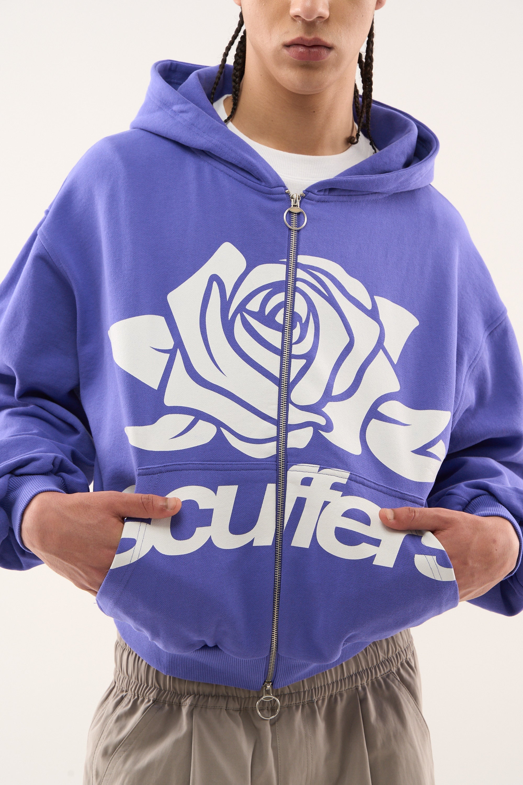 Girl Light Purple Zipper