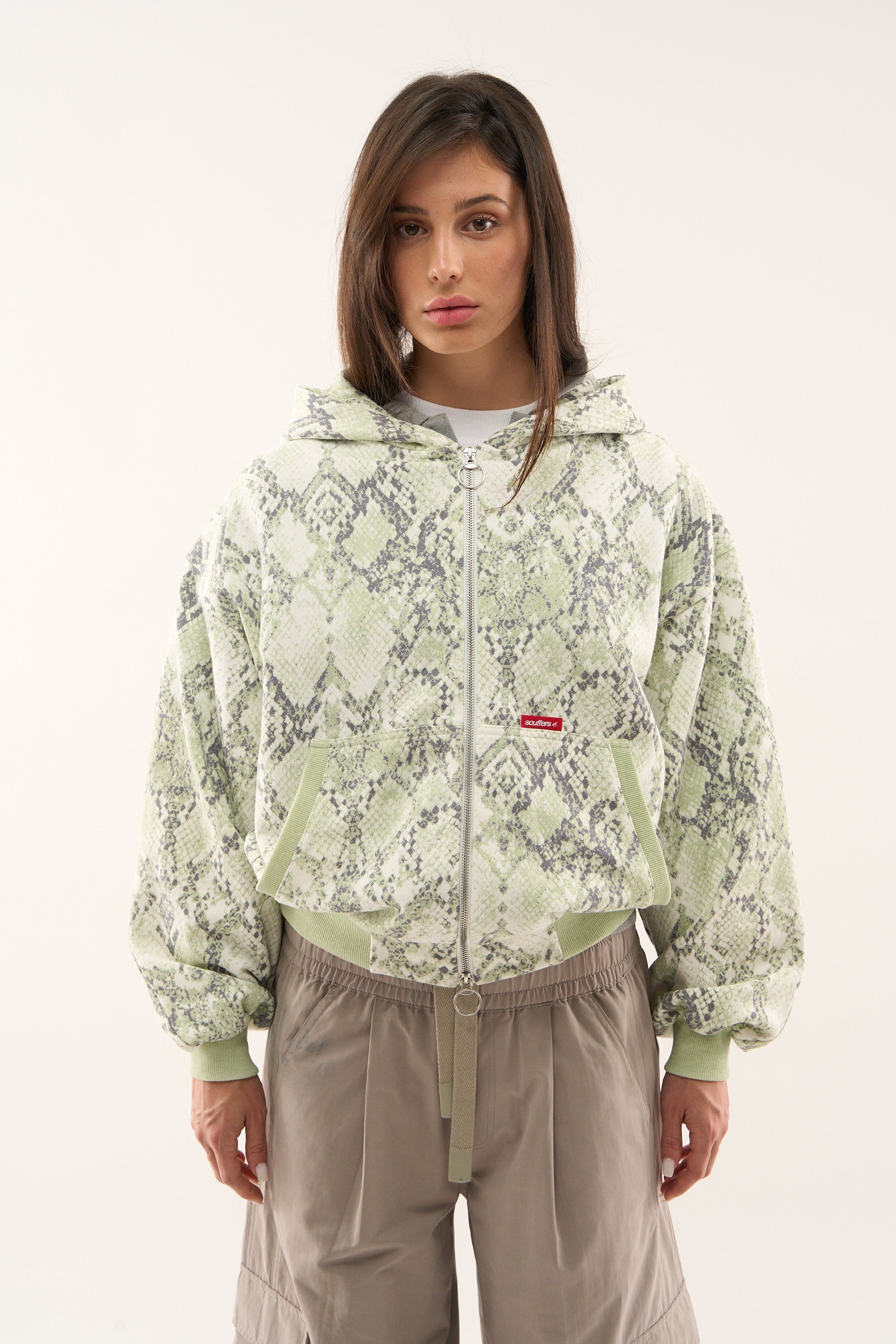 SCFF Green Snake Zipper