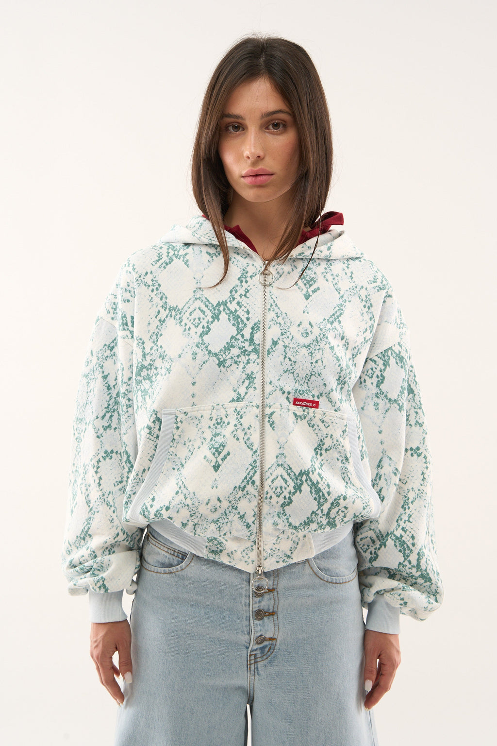 SCFF  Blue Snake Zipper