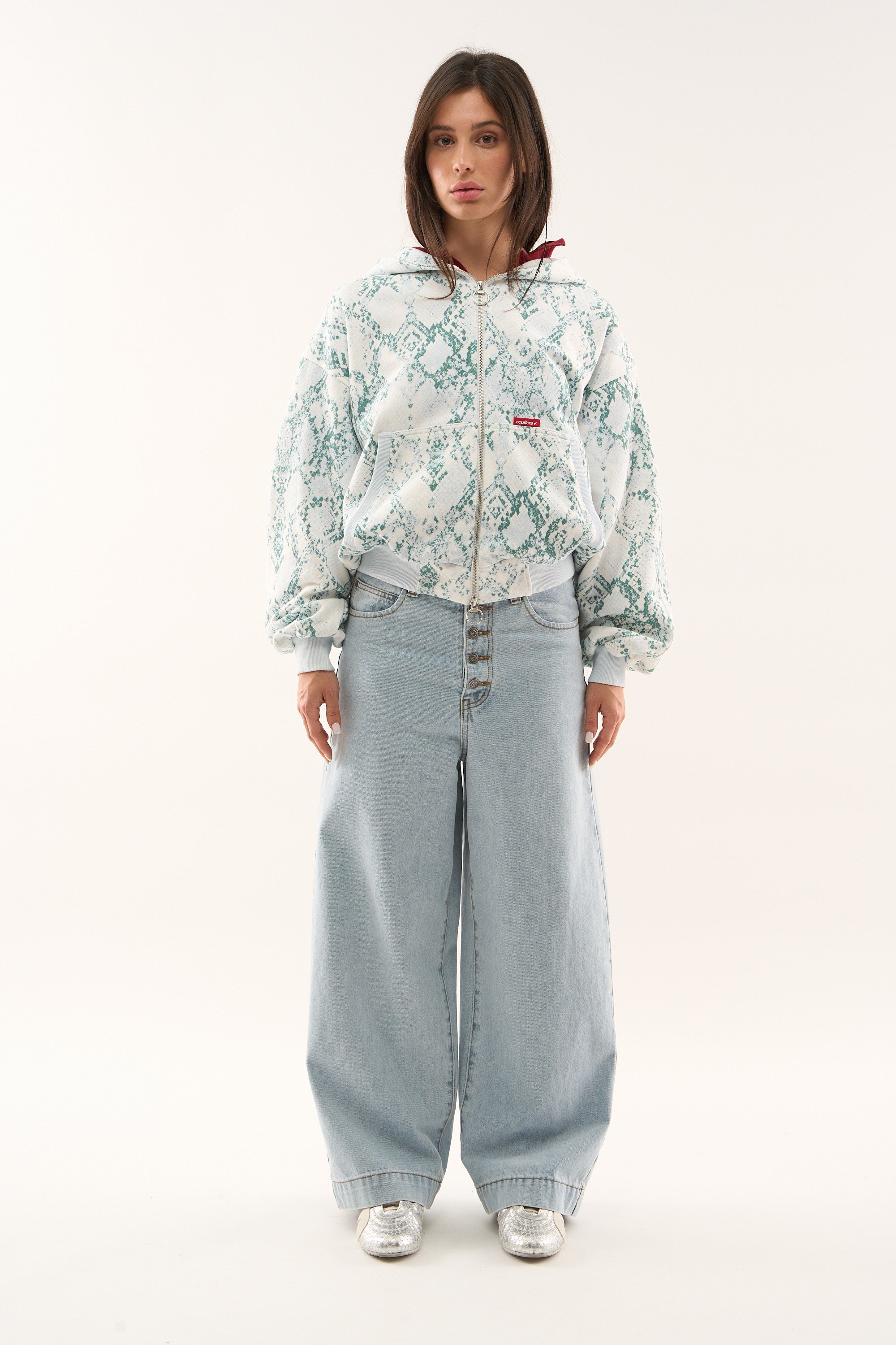 SCFF  Blue Snake Zipper