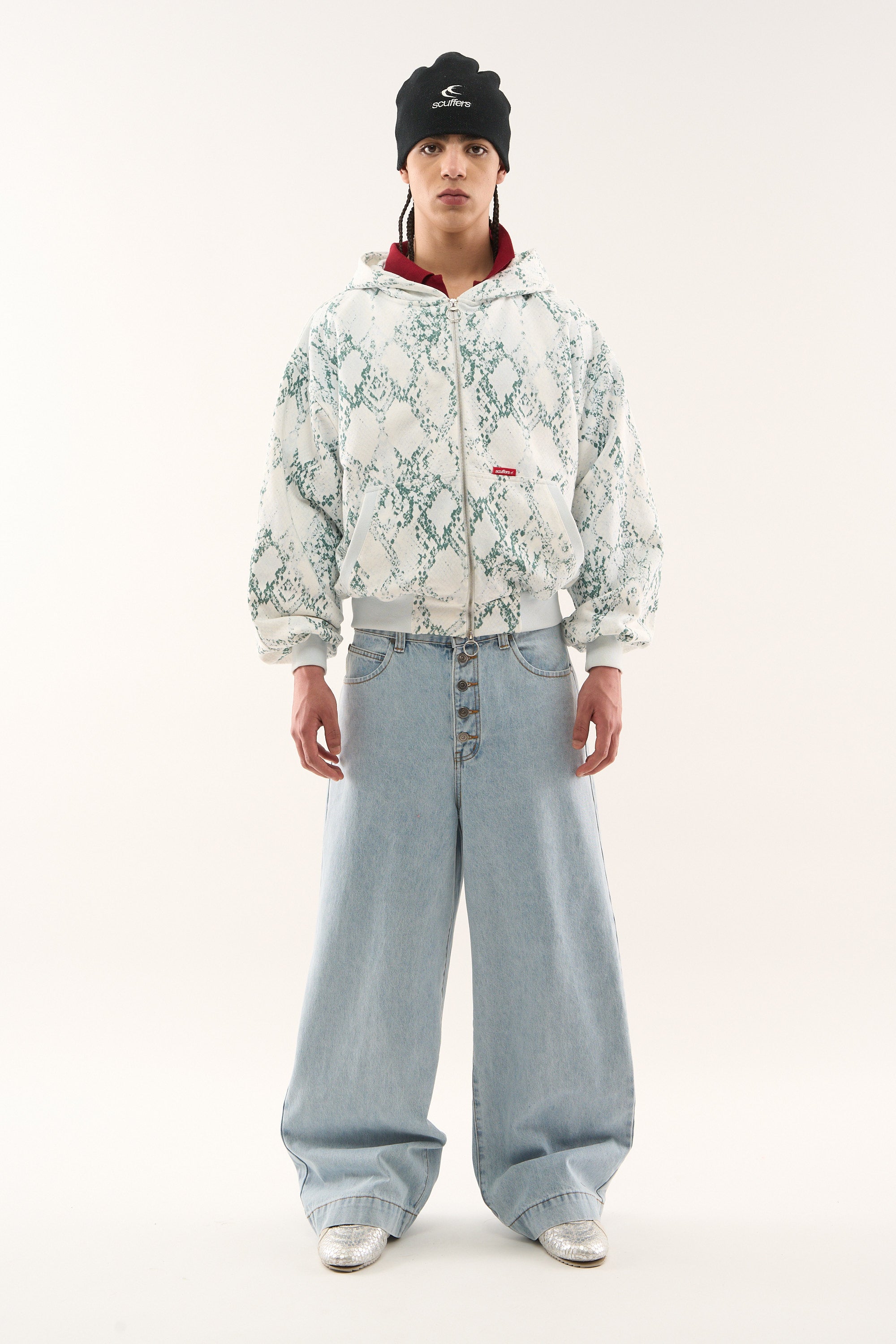 SCFF  Blue Snake Zipper