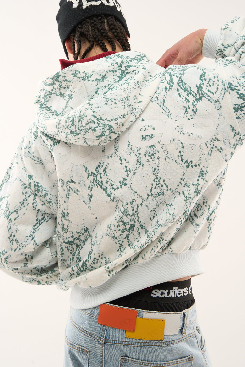 SCFF  Blue Snake Zipper