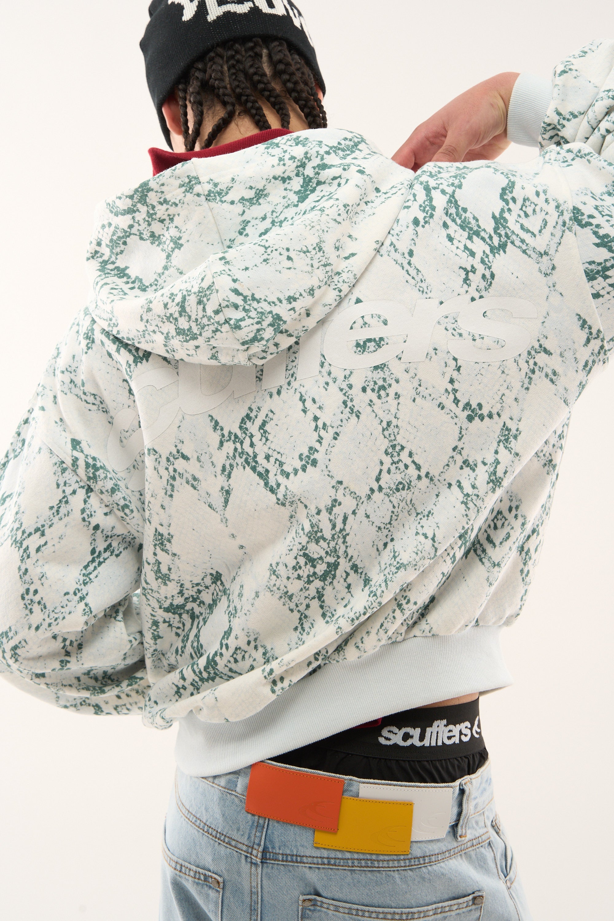 SCFF  Blue Snake Zipper