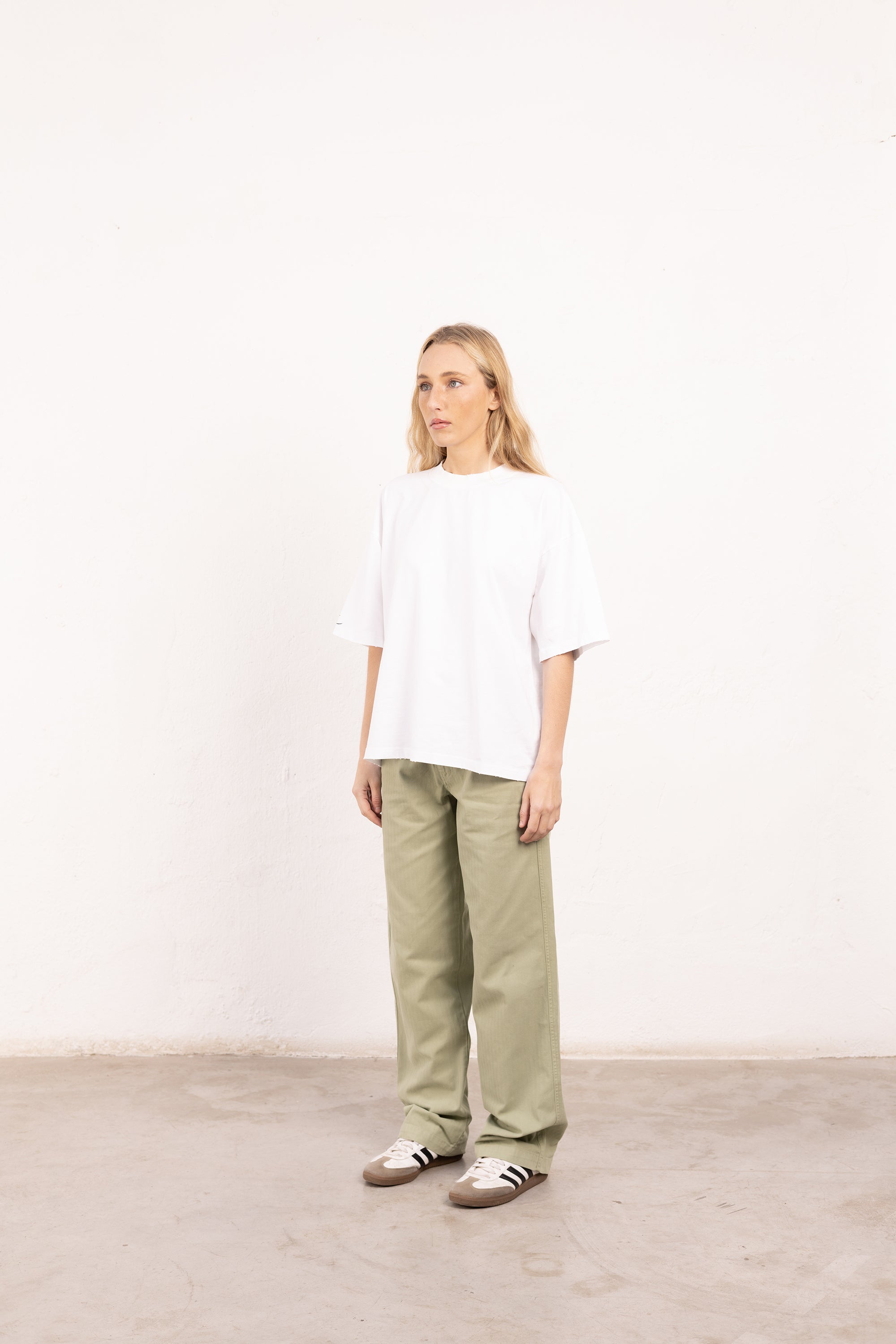 Straight Pants Green