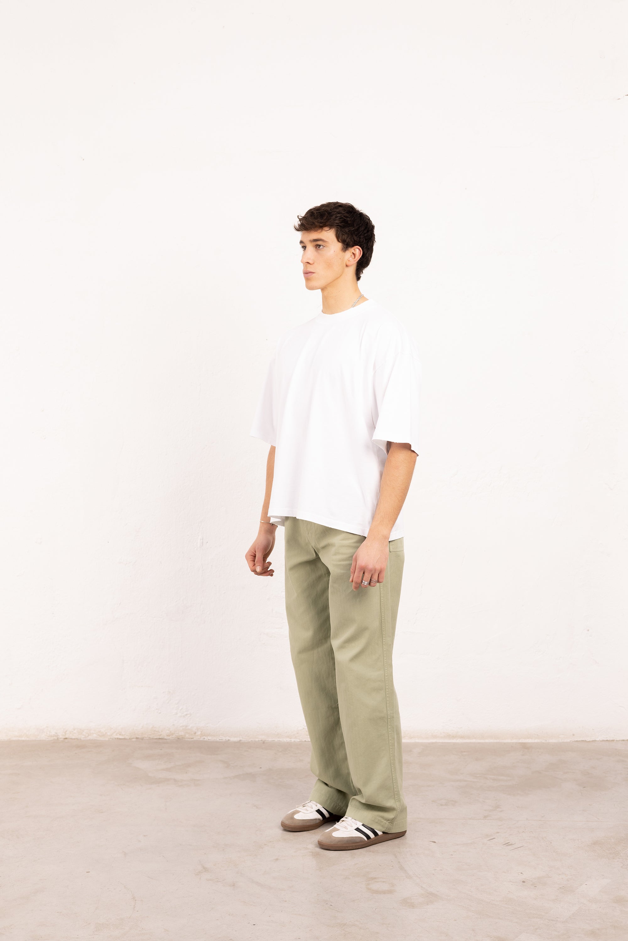 Straight Pants Green