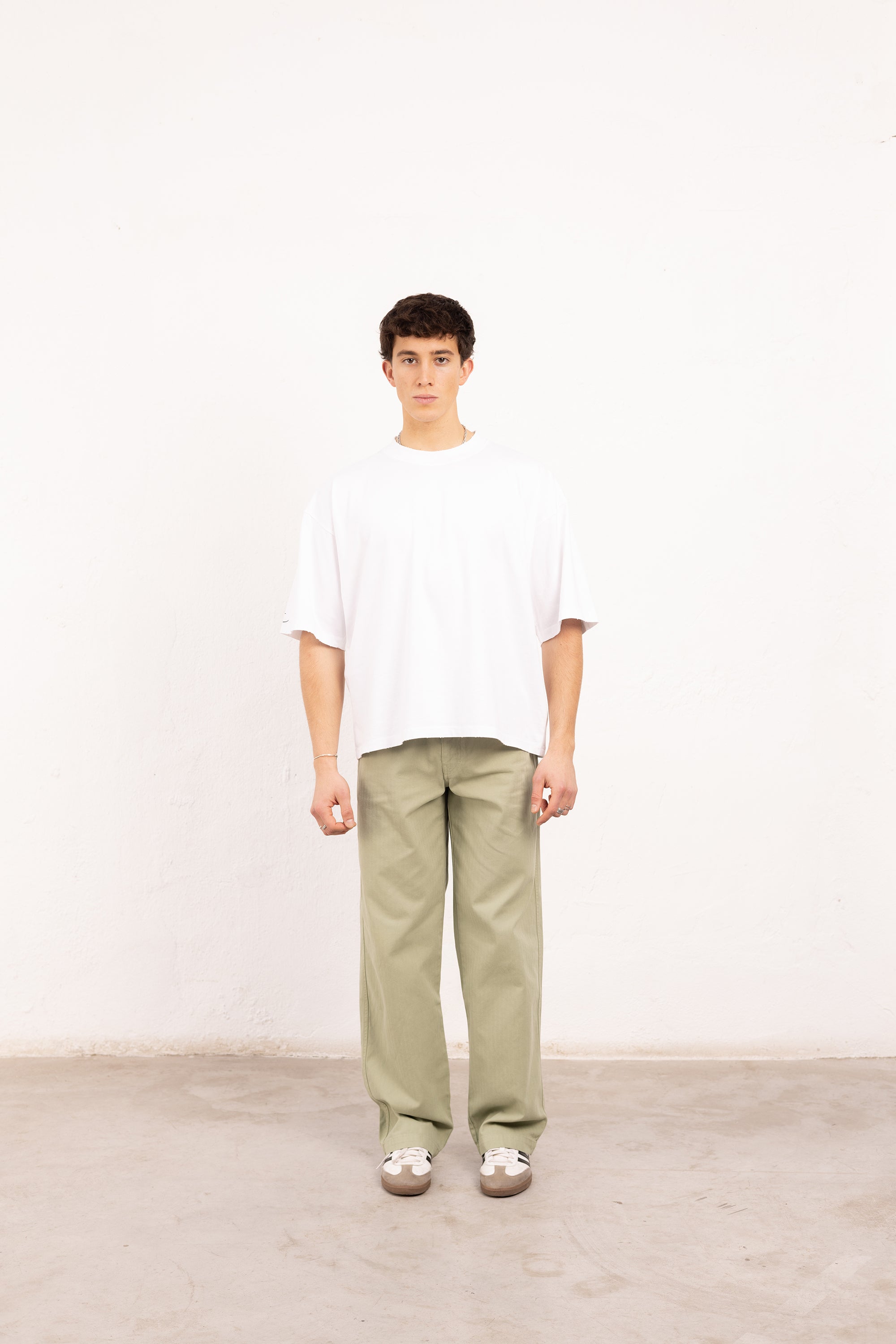 Straight Pants Green