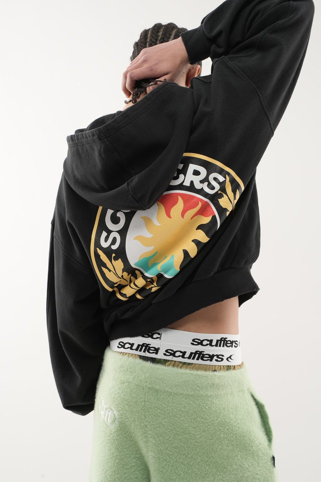 Champ Black Zipped Hoodie