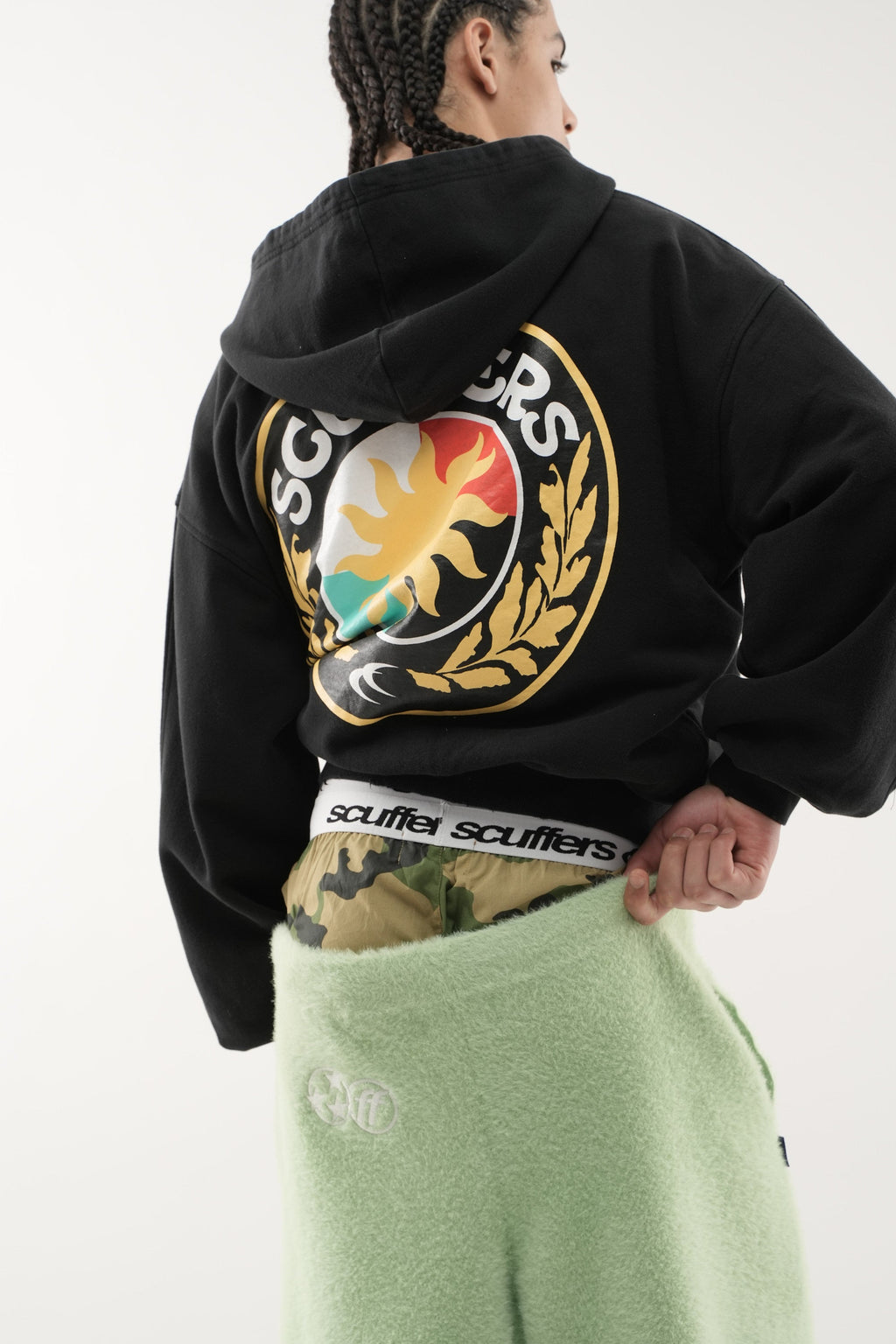 Champ Black Zipped Hoodie