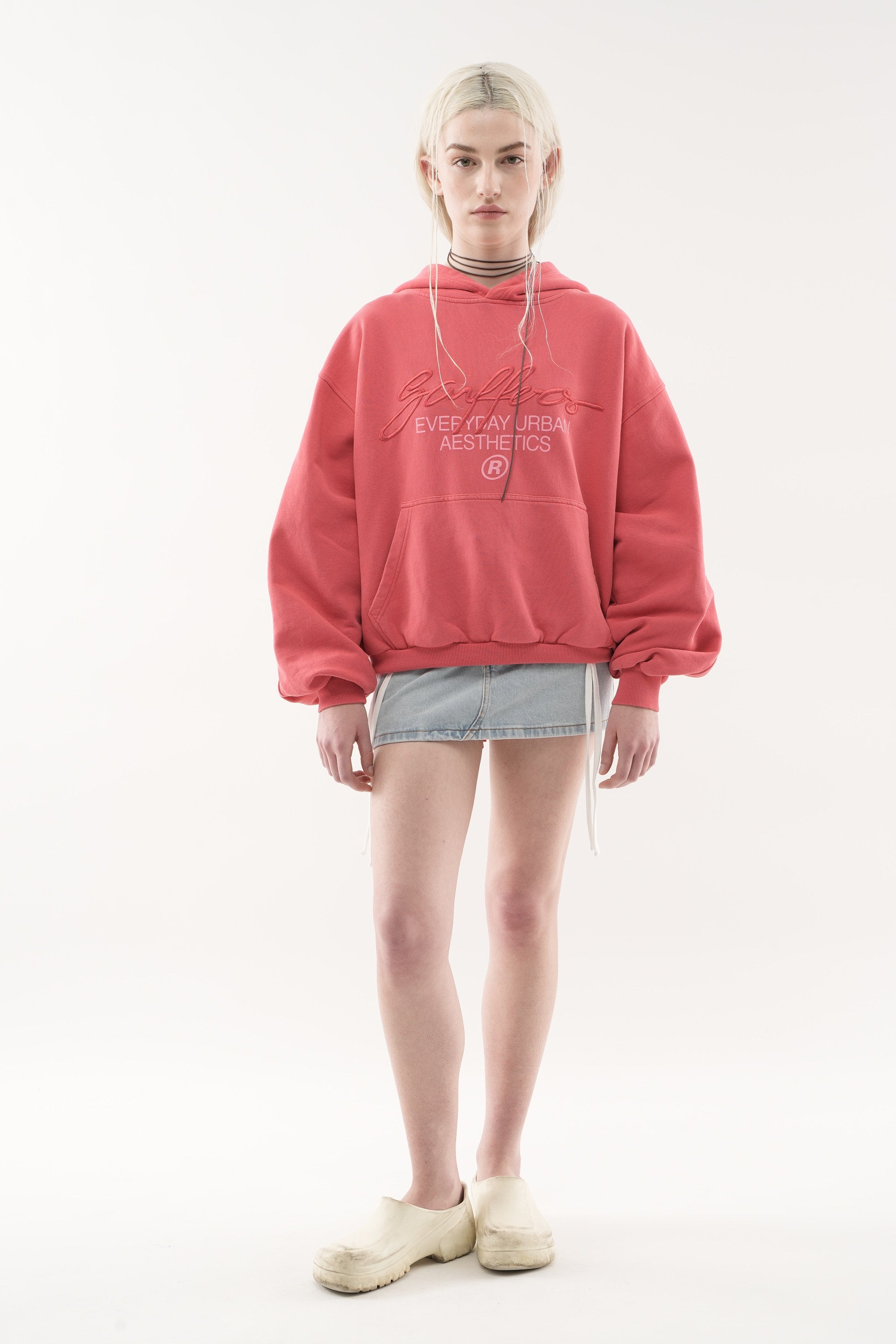 Signature Light Red Hoodie