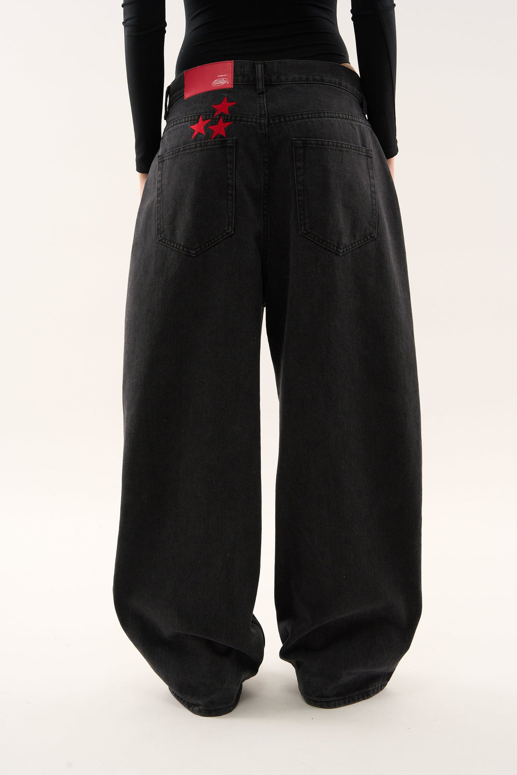 Jumbo Pants Washed Black