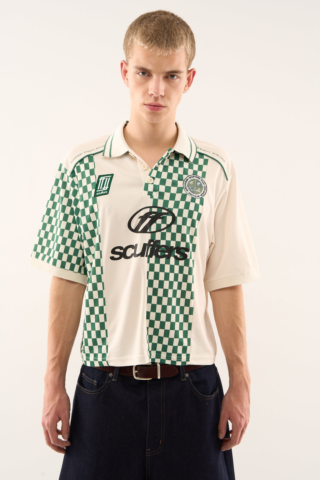 Lauda Green & Ecru T-shirt
