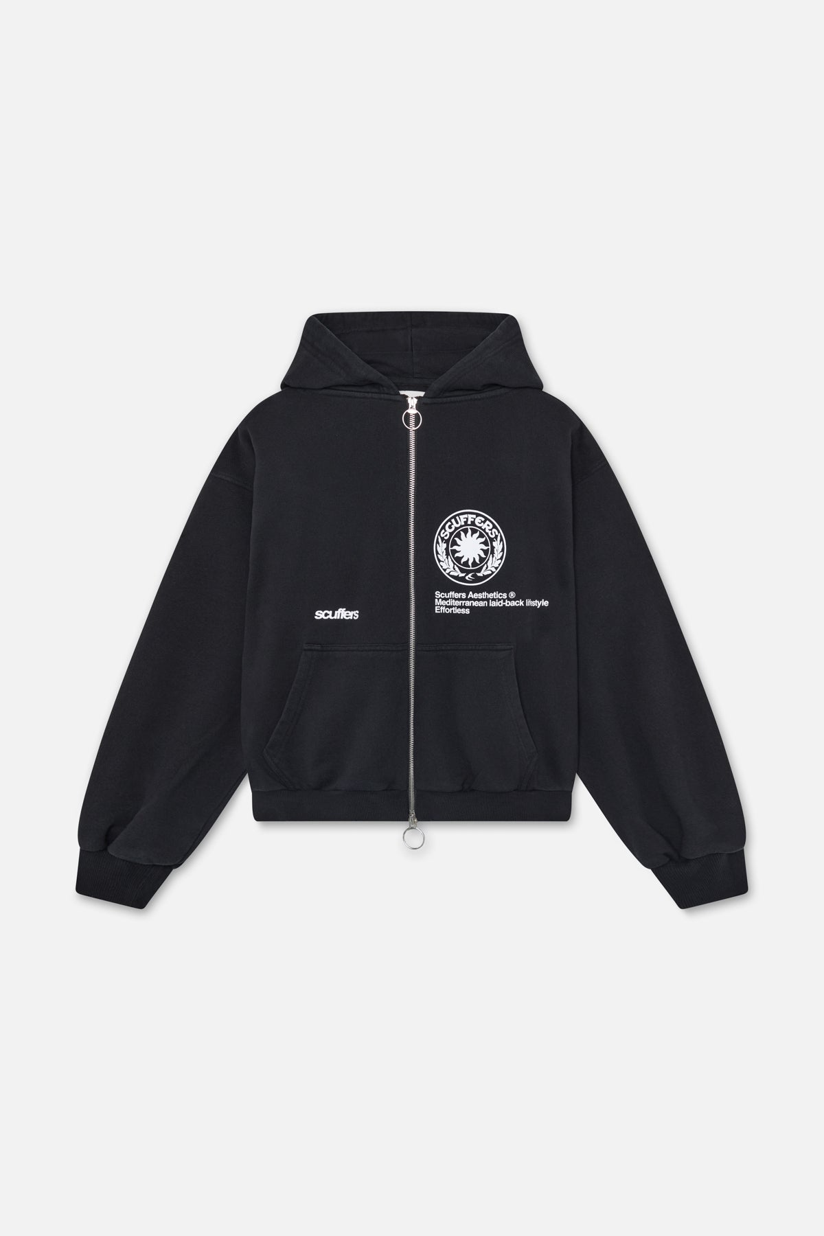 Champ Black Zipped Hoodie