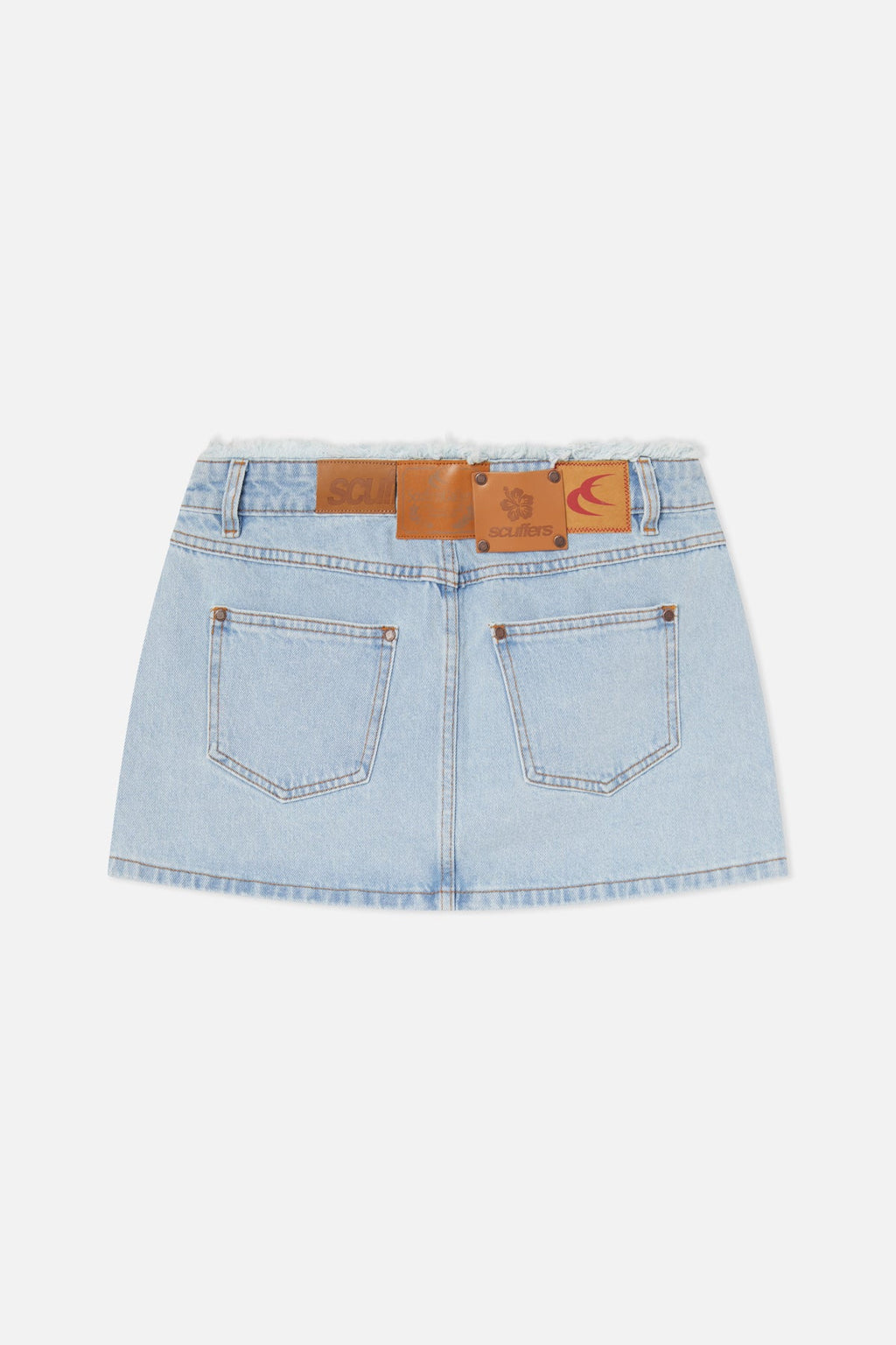 Label Light Blue Denim Skirt