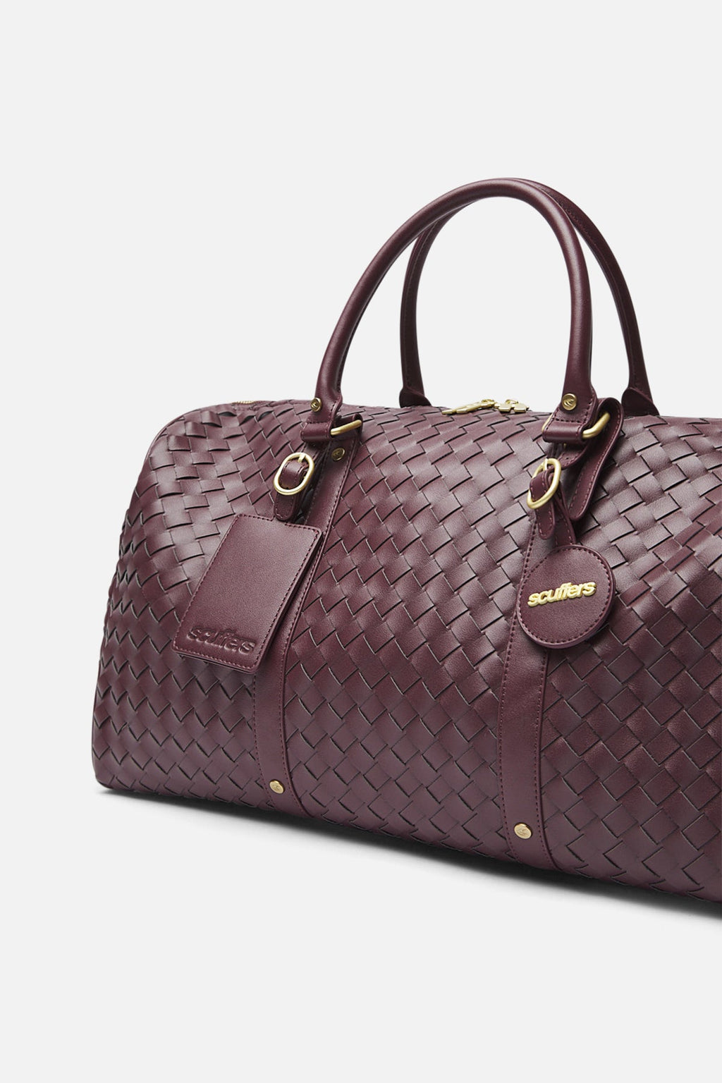 Country Burgundy Duffle Bag