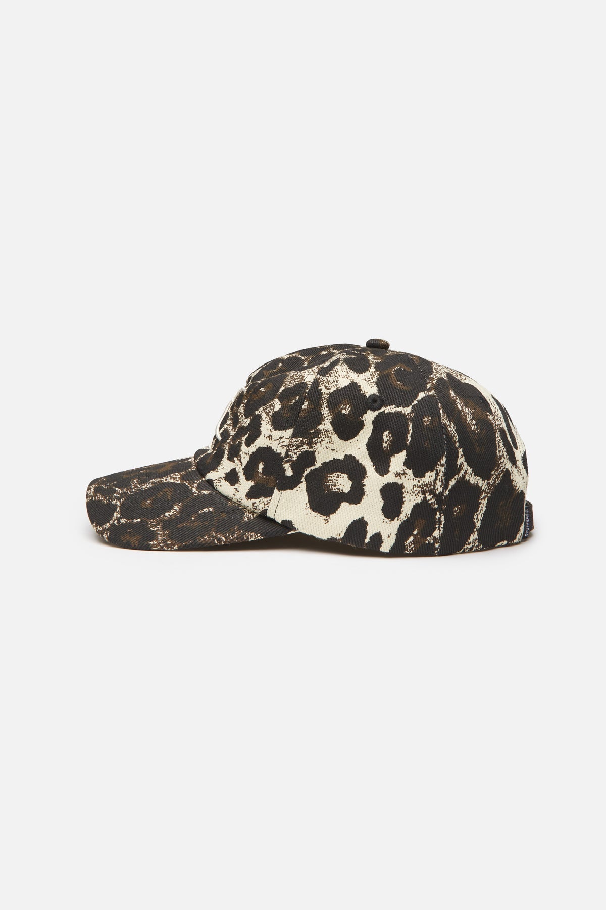 Dogear Brown Leopard Cap