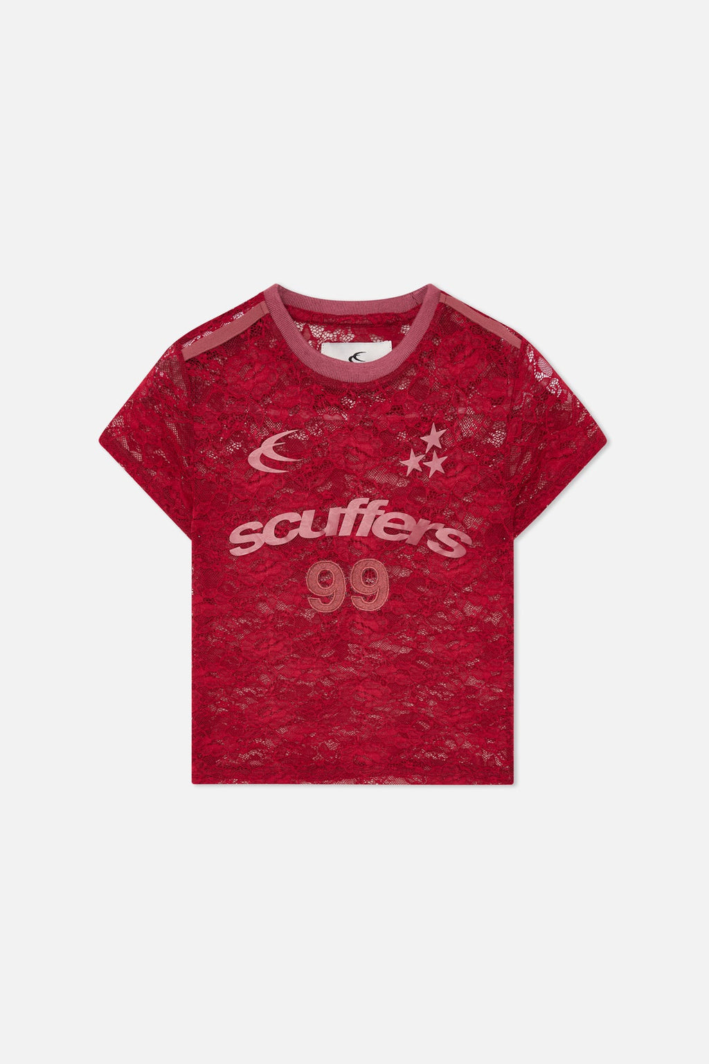 99 Lace Burgundy Top