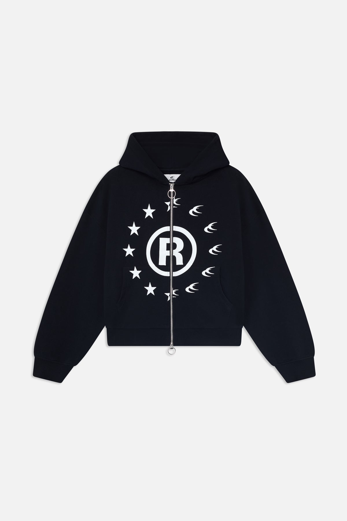 Confused Black Zipper