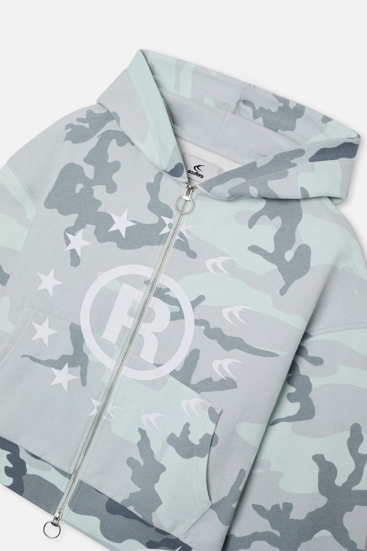 Confused Grey Camo Zipper