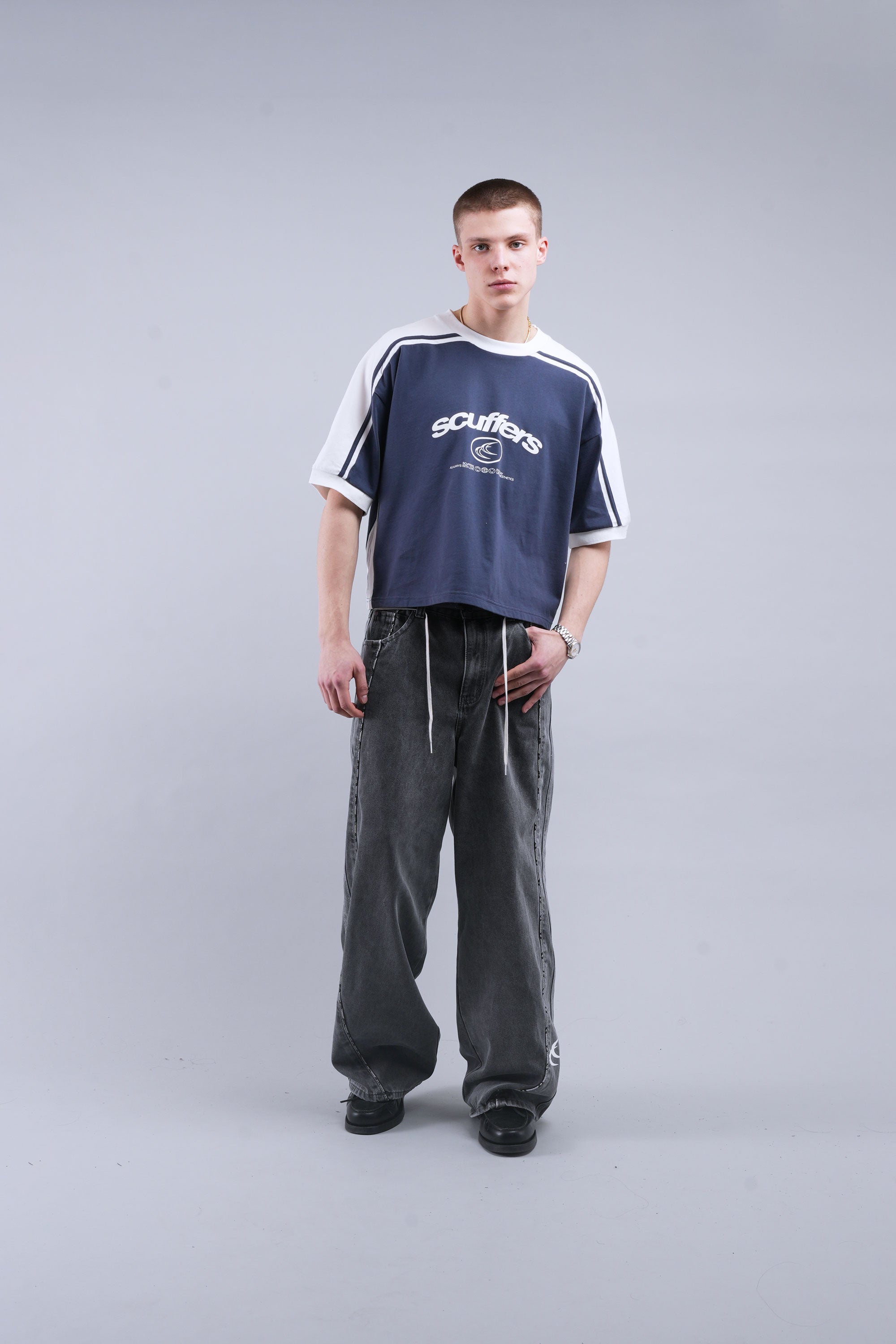 Effortless Navy T-Shirt