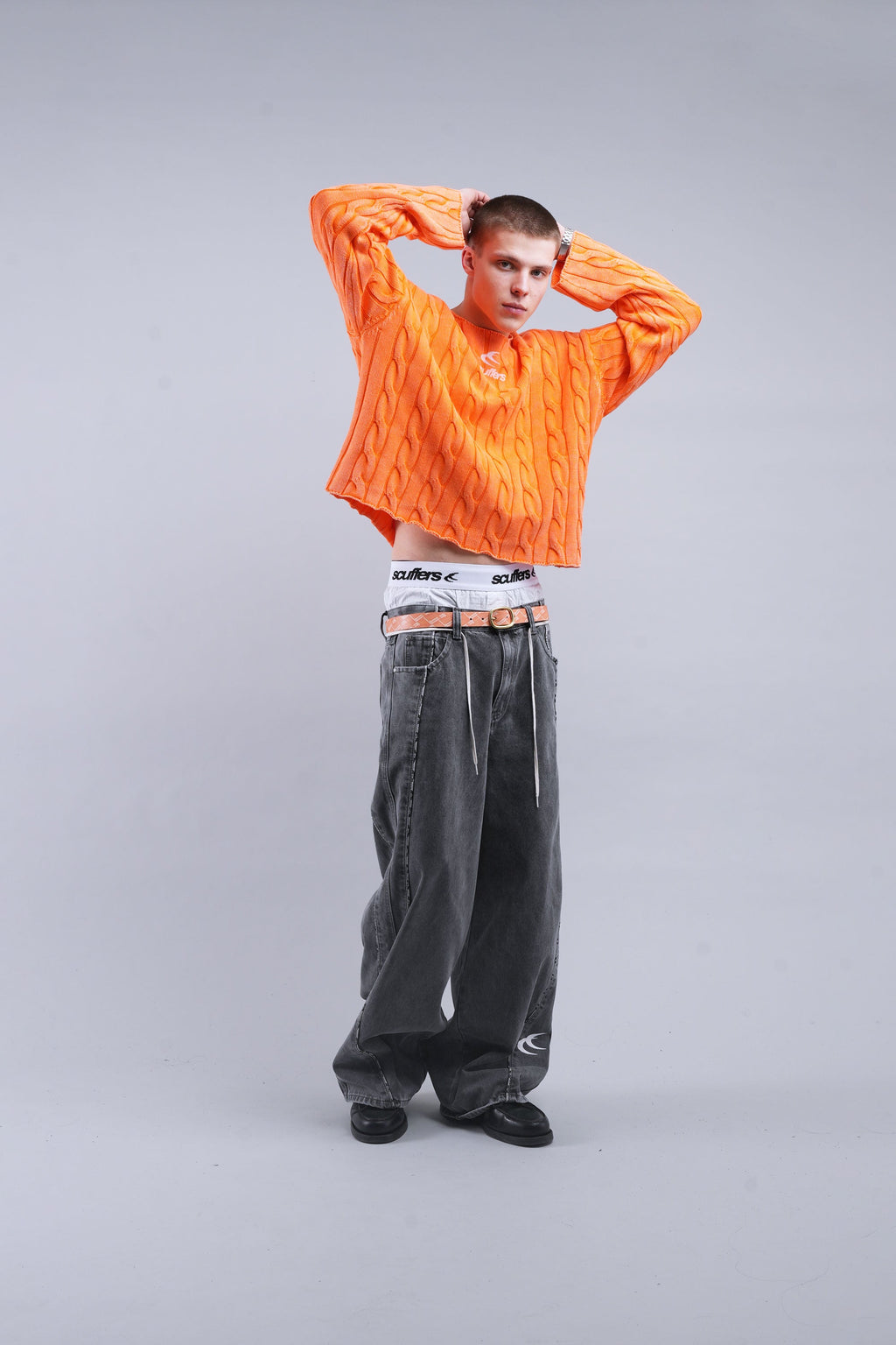 New Trench Orange Knit