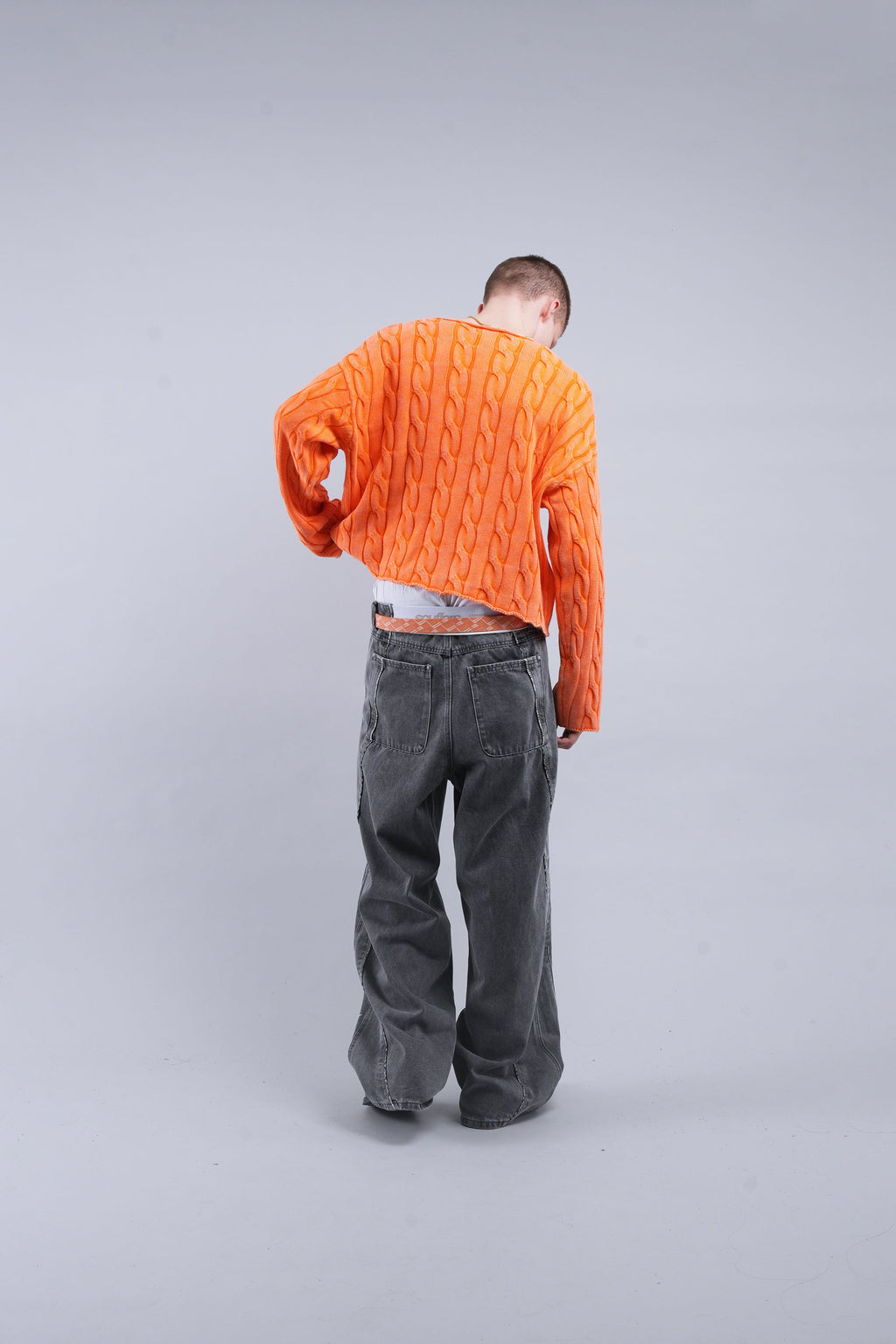 New Trench Orange Knit