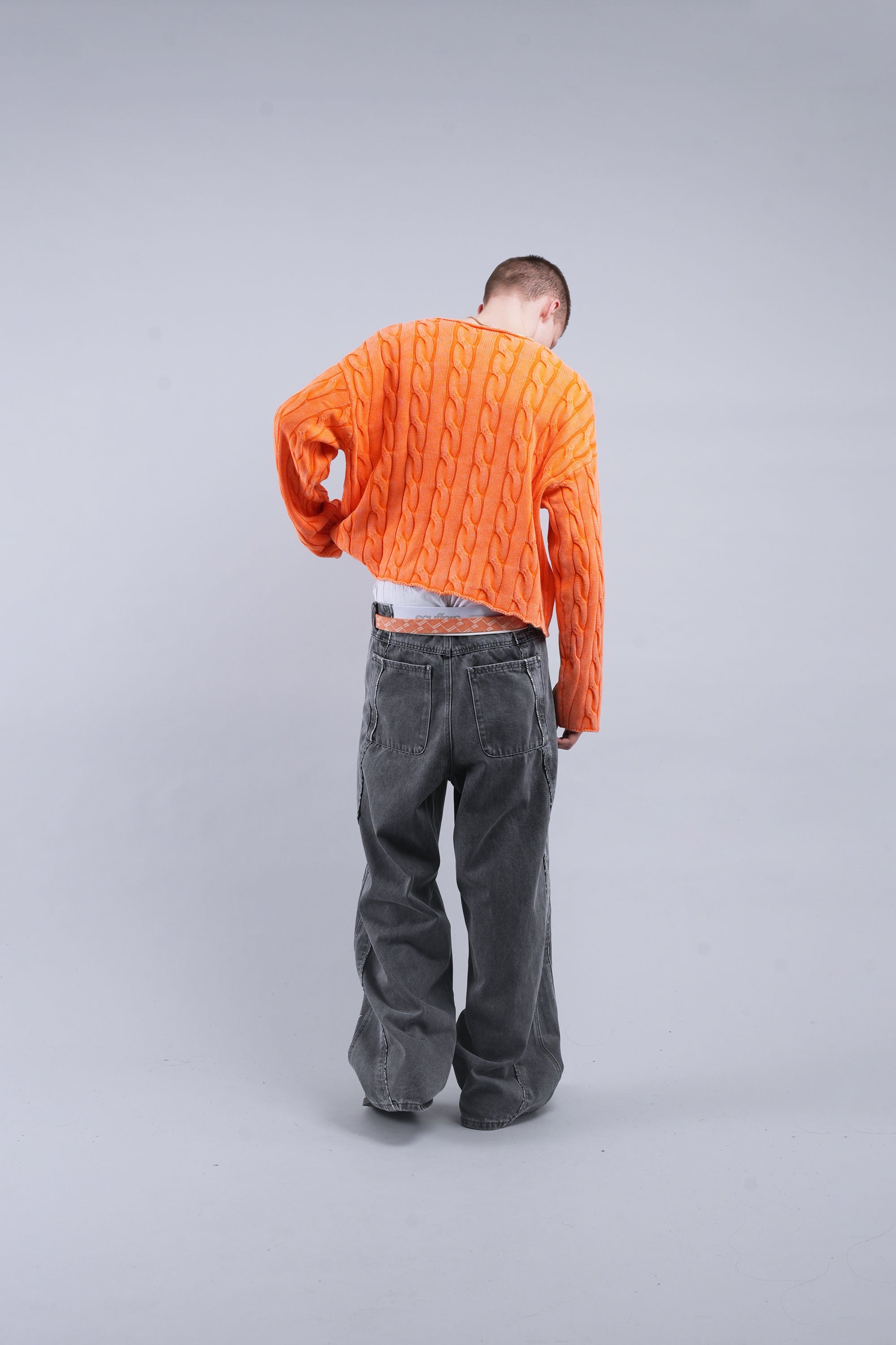 New Trench Orange Knit