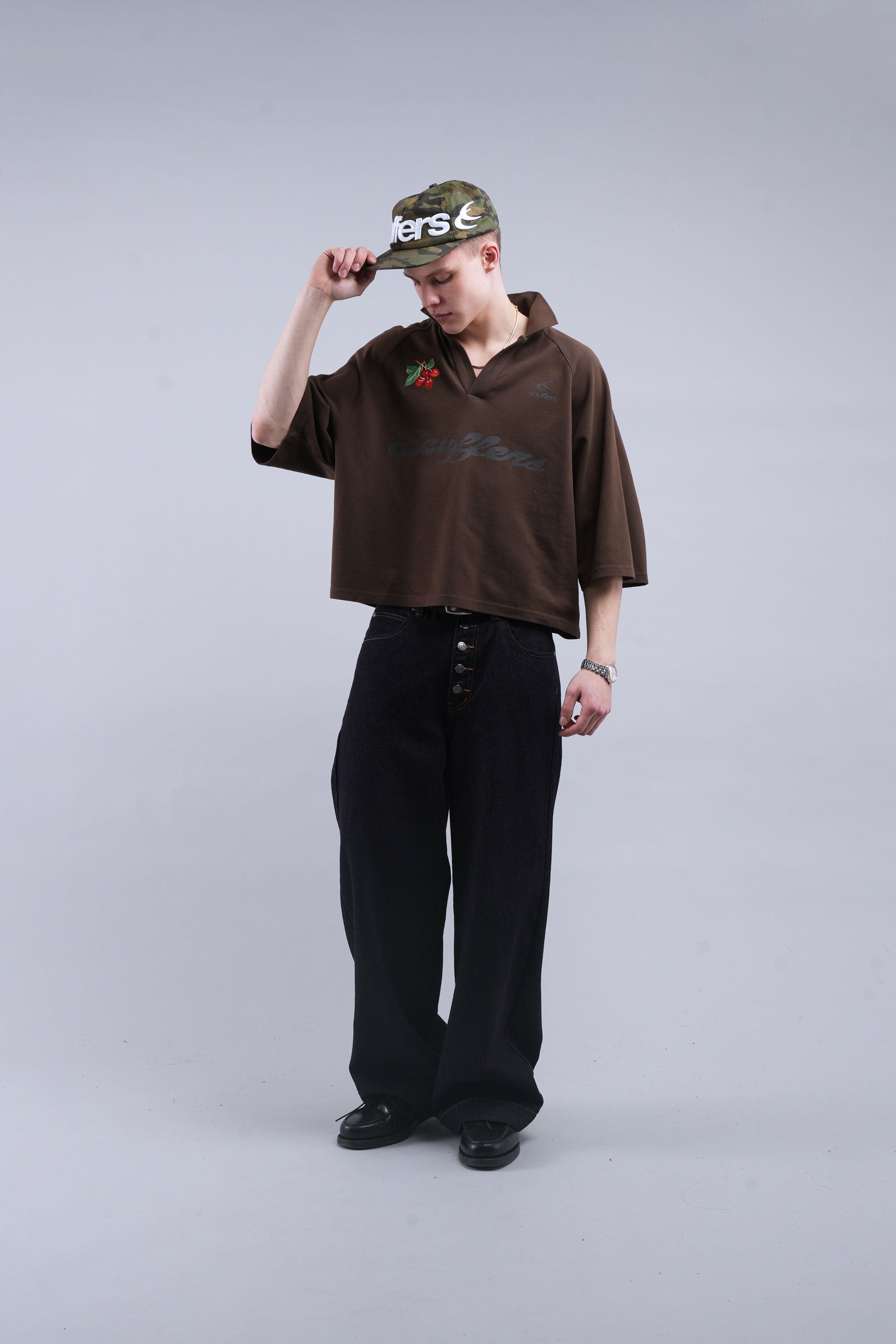 Tropical Brown Polo