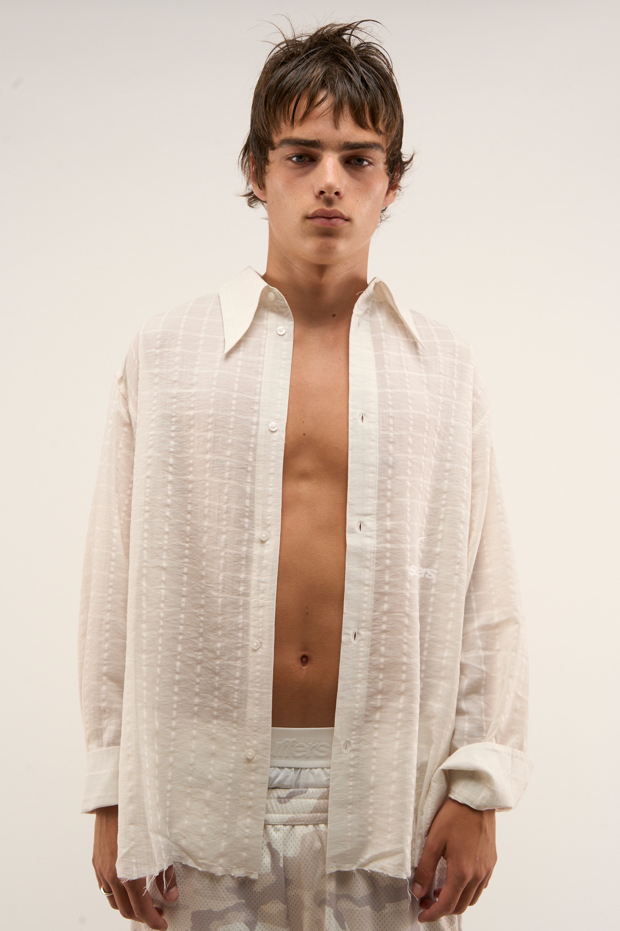 70s Summer Ecru Shirt