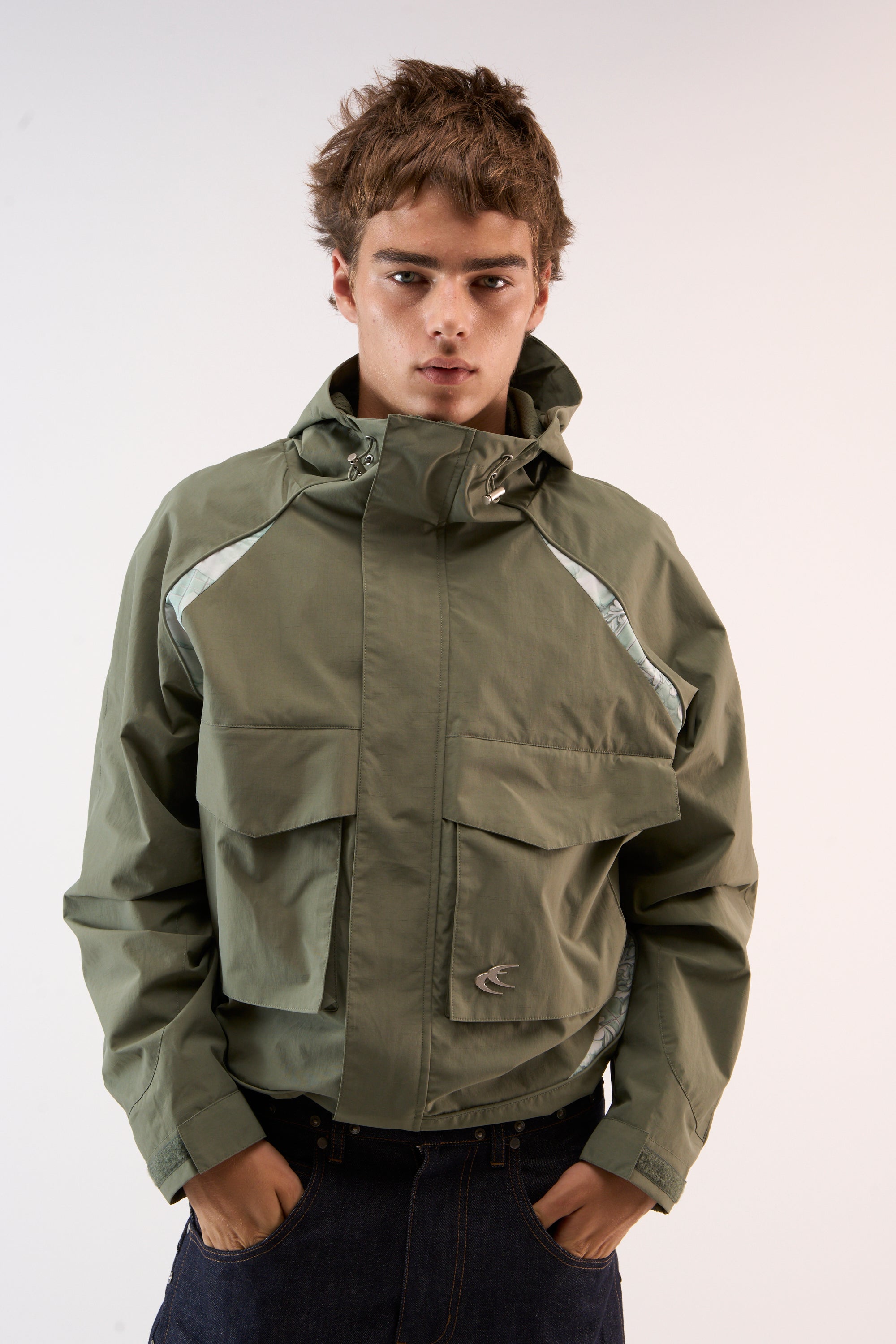 New Essential Green Windbreaker