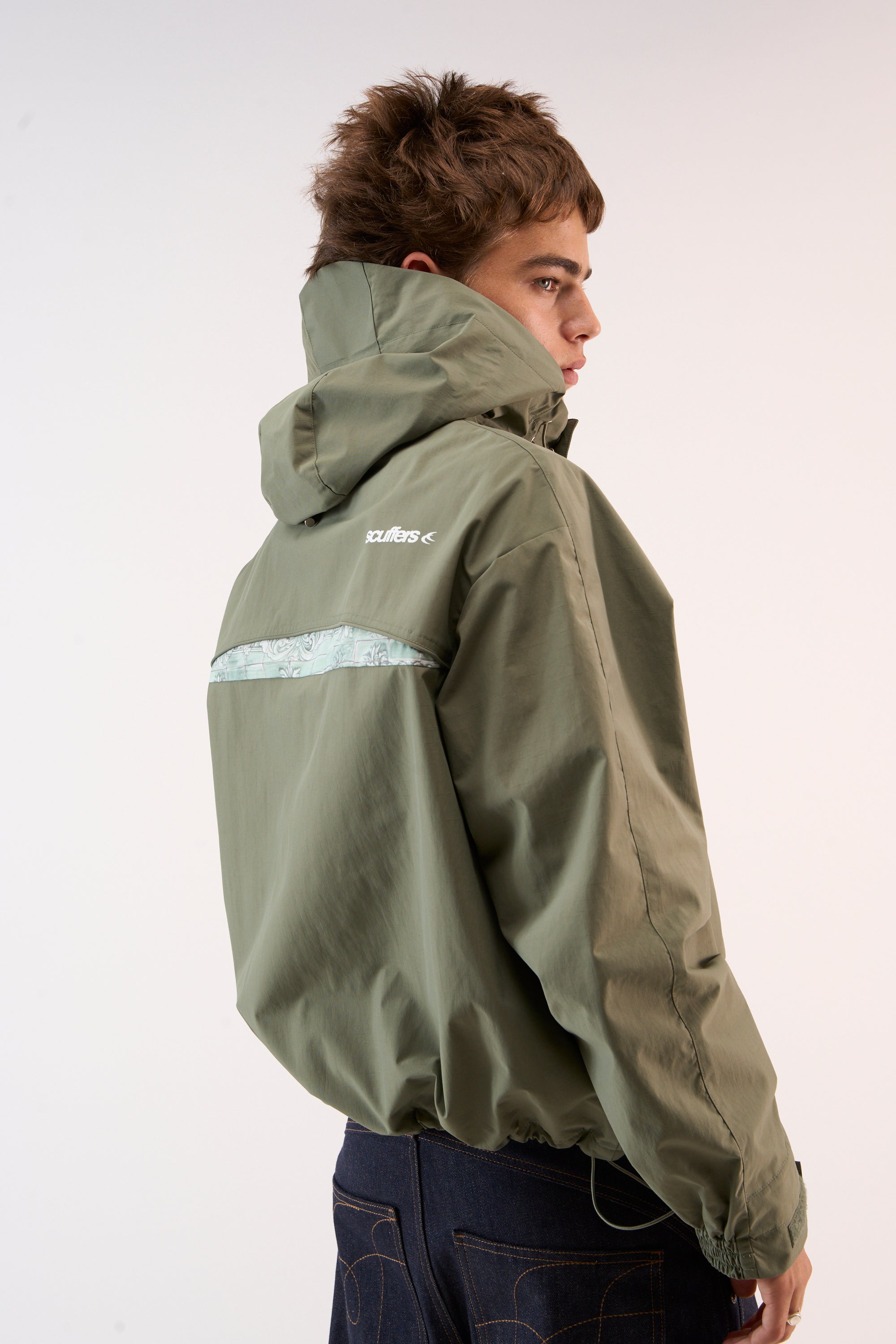 New Essential Green Windbreaker