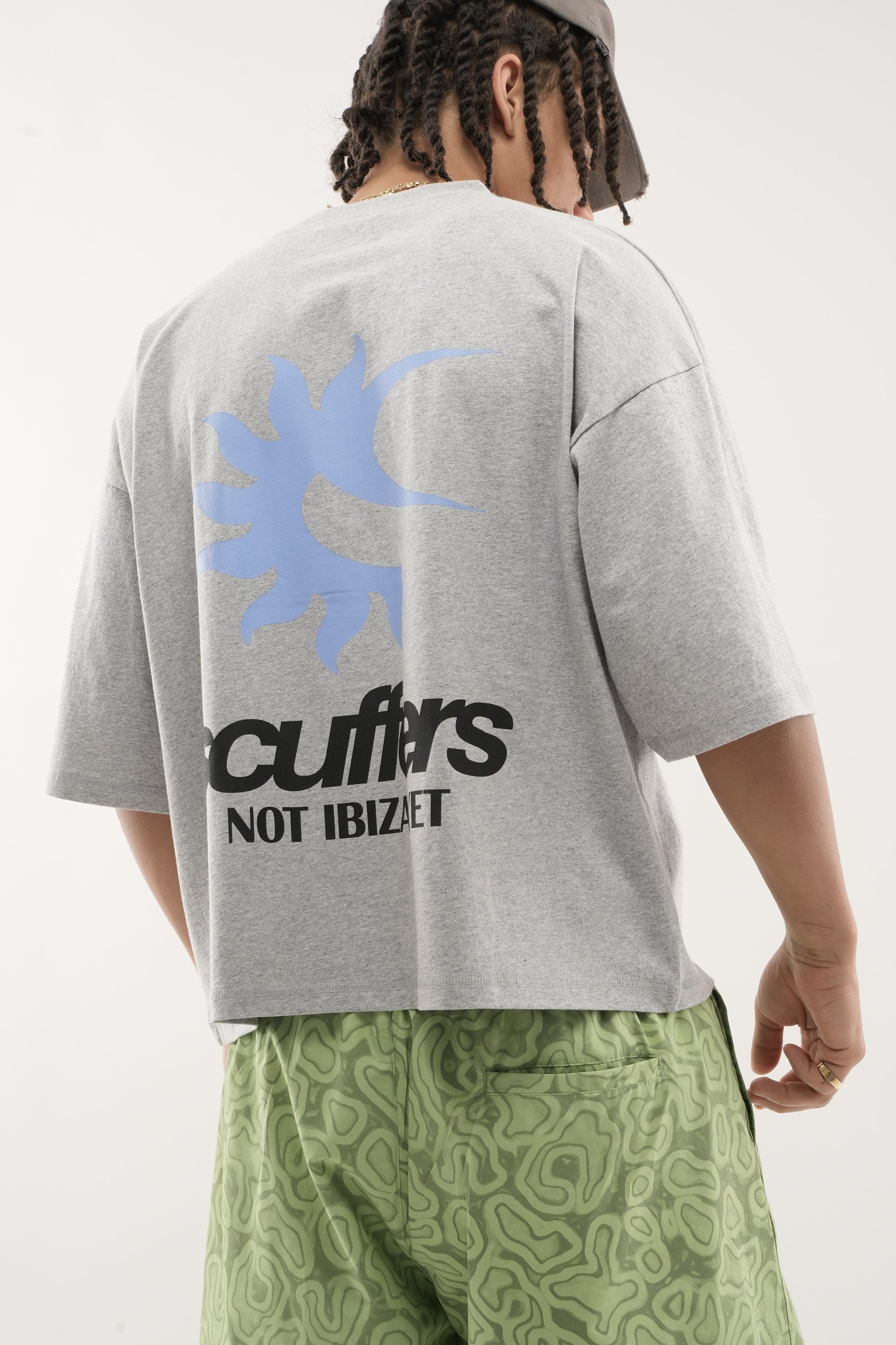 Not Ibiza Again Light Grey T-Shirt