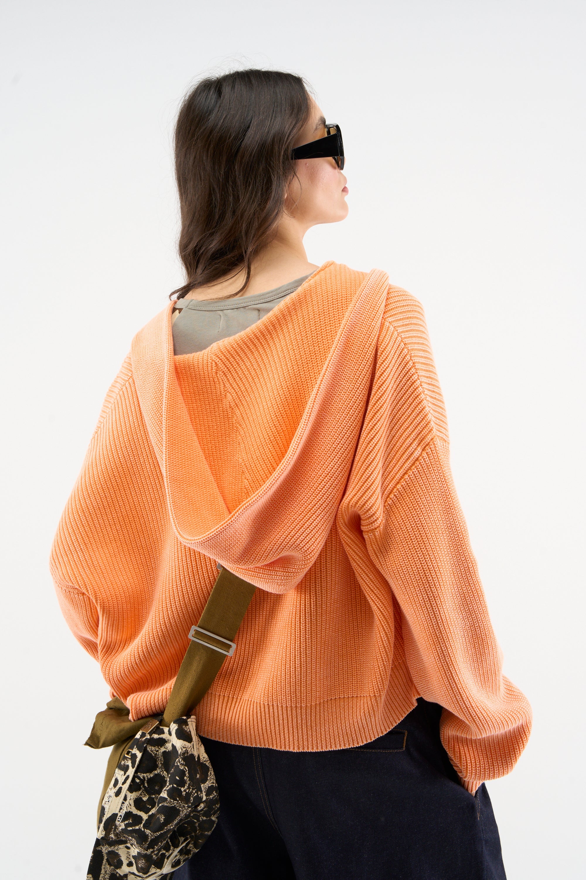 Mayor Orange Knit Zipper