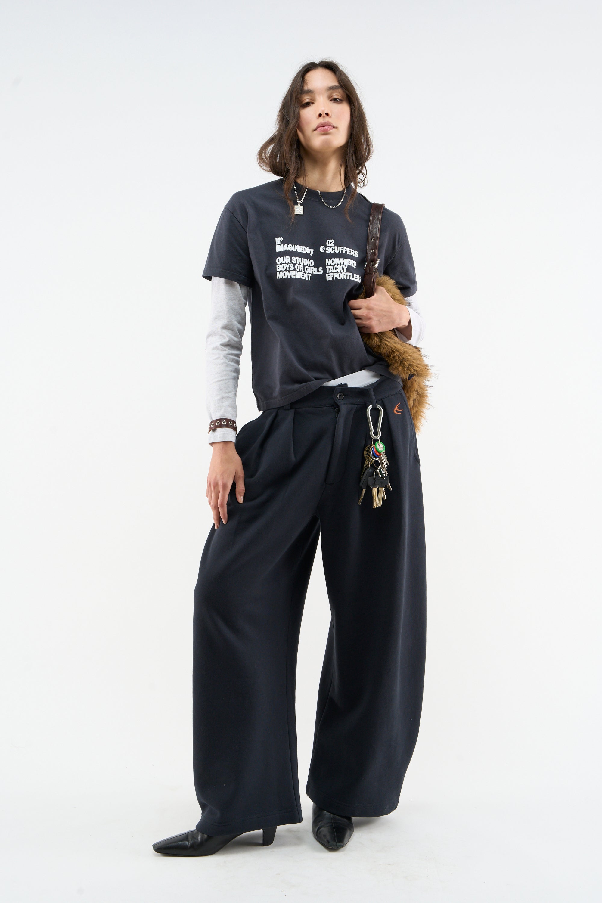 Shell Navy Blue Sweatpants