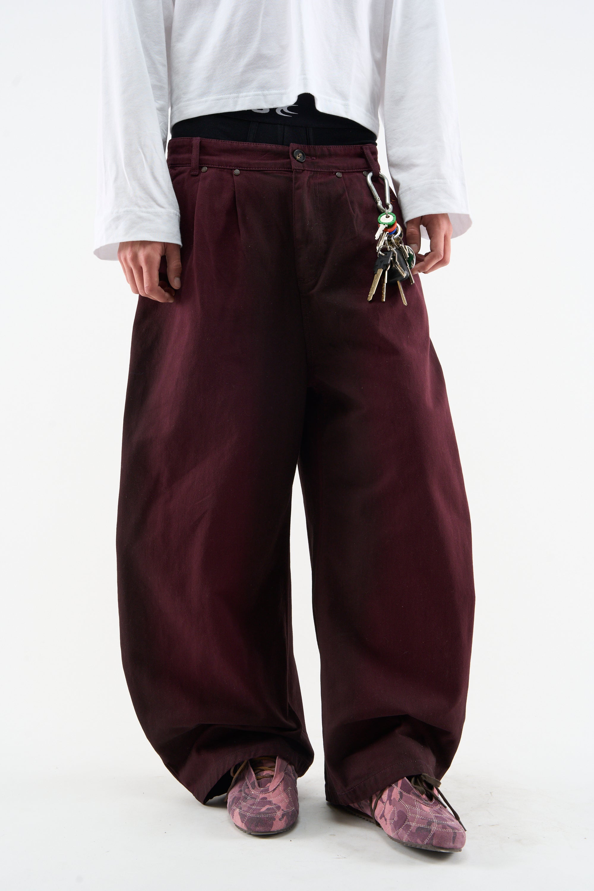Shell Burgundy Pants