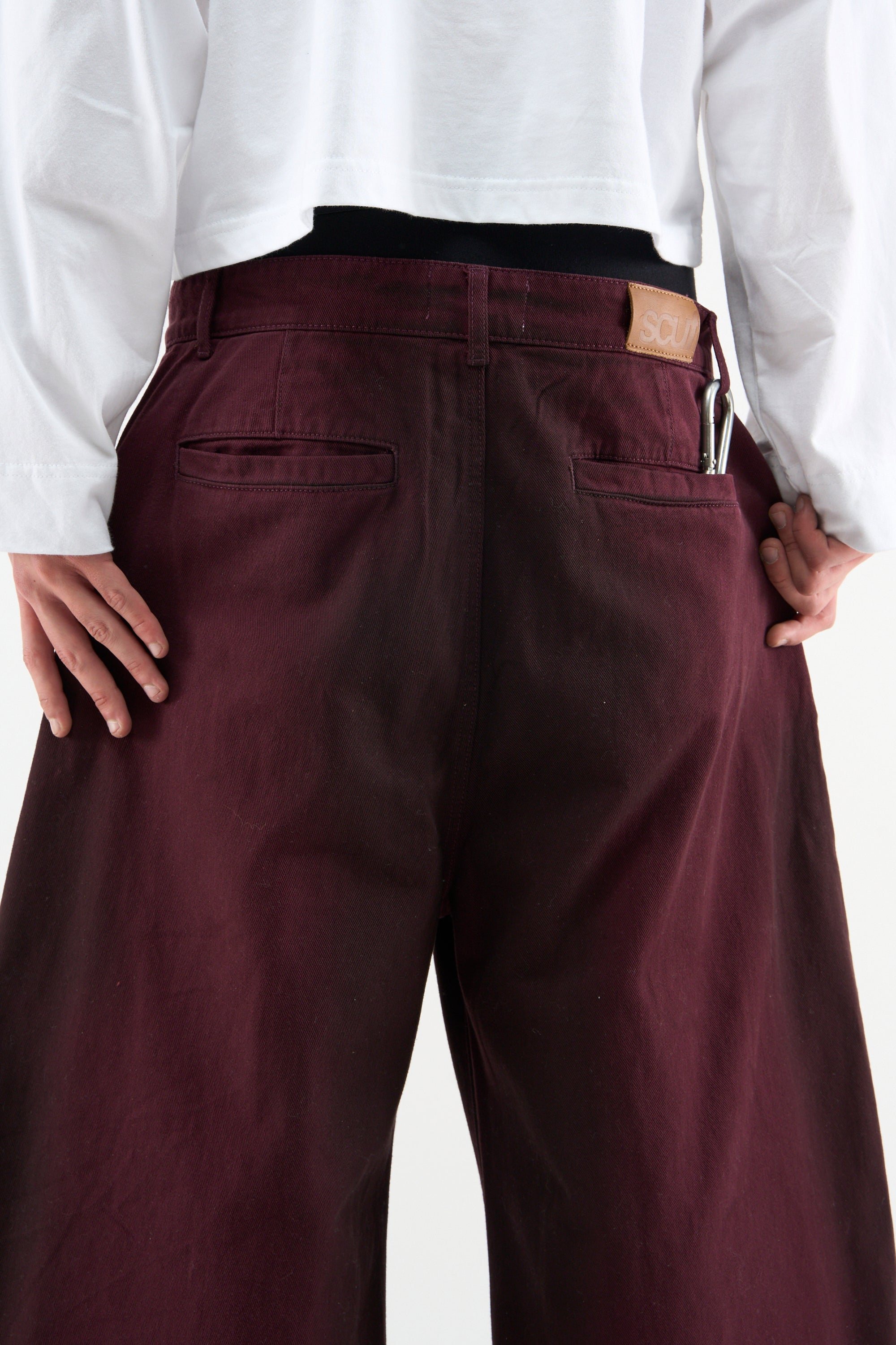 Shell Burgundy Pants
