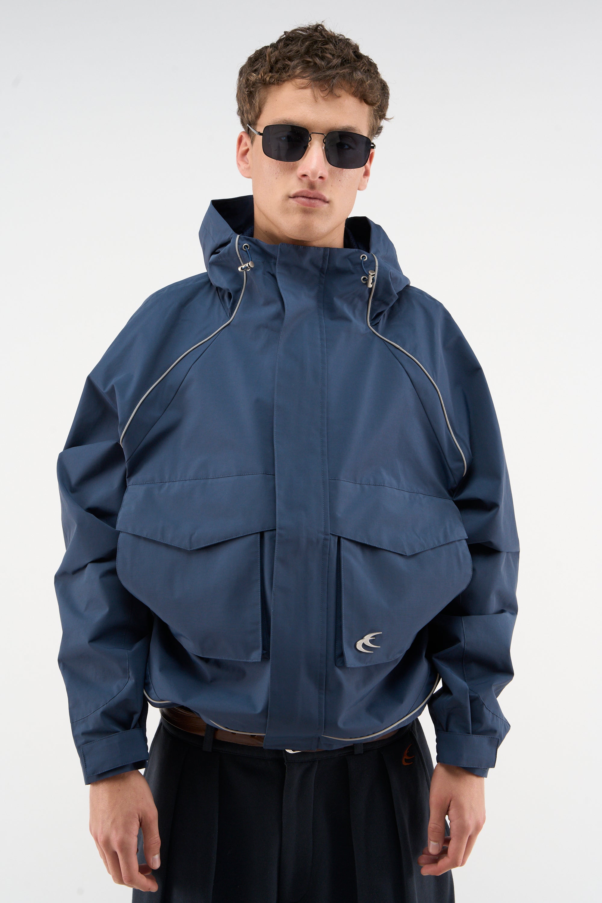 Essential Navy Windbreaker