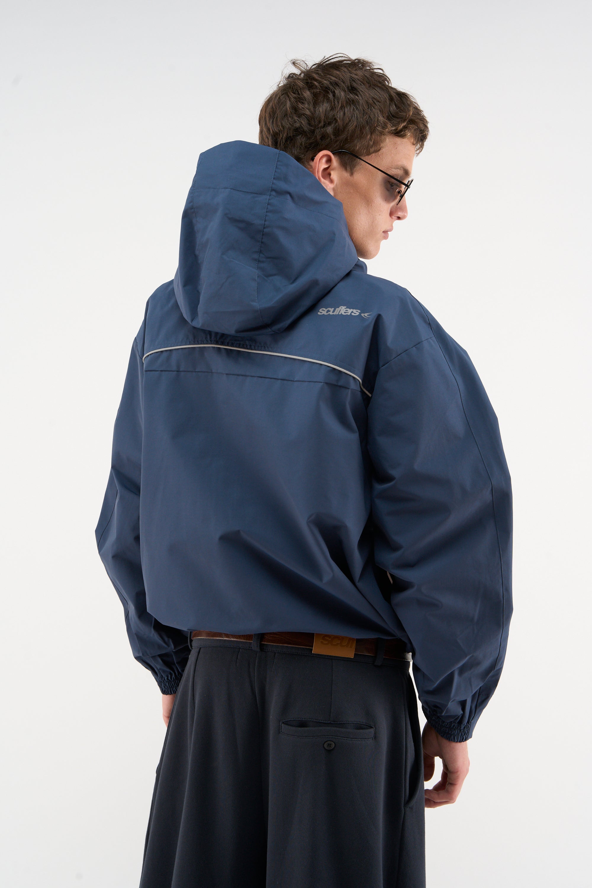 Essential Navy Windbreaker