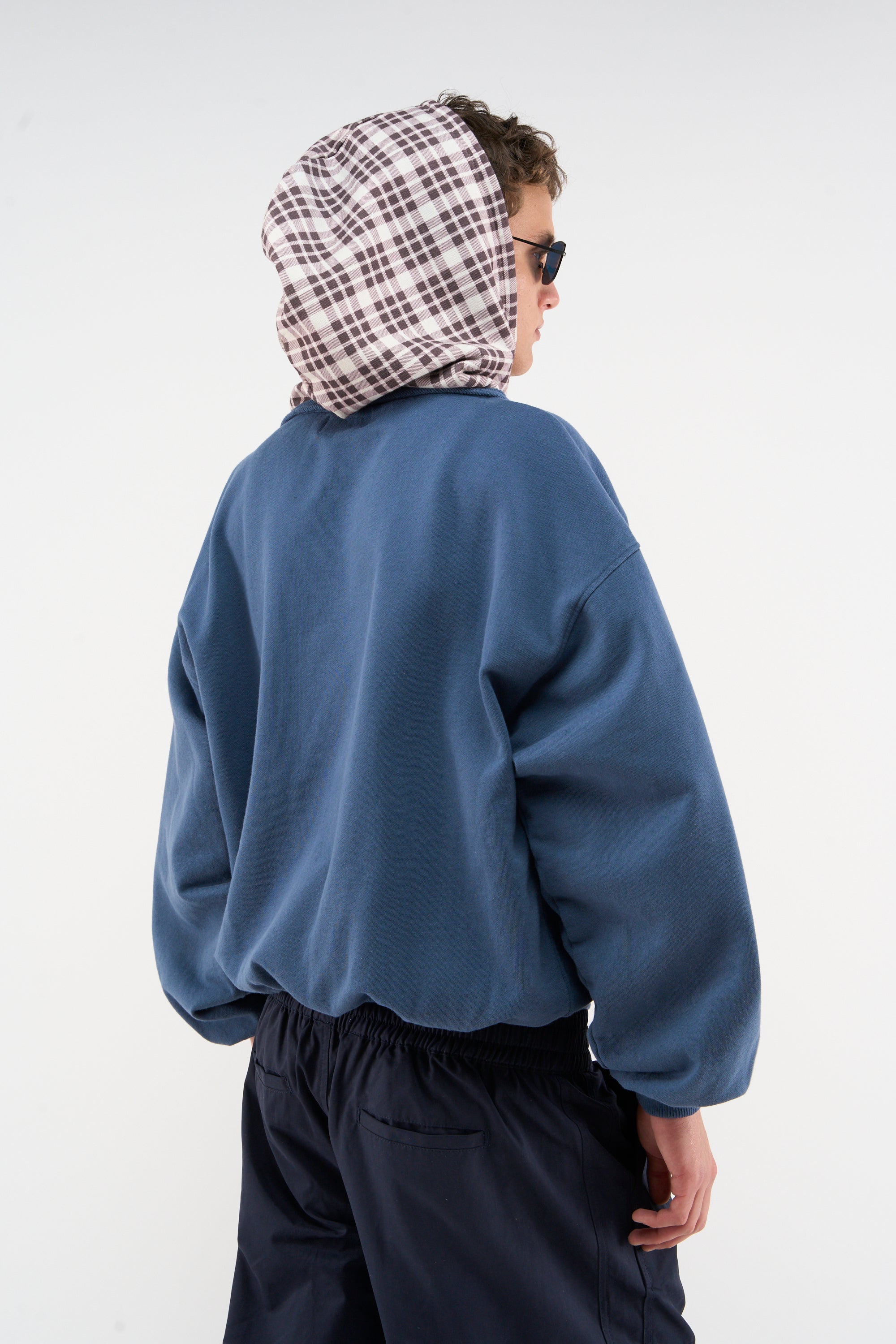 New Mask Navy Blue Zipper