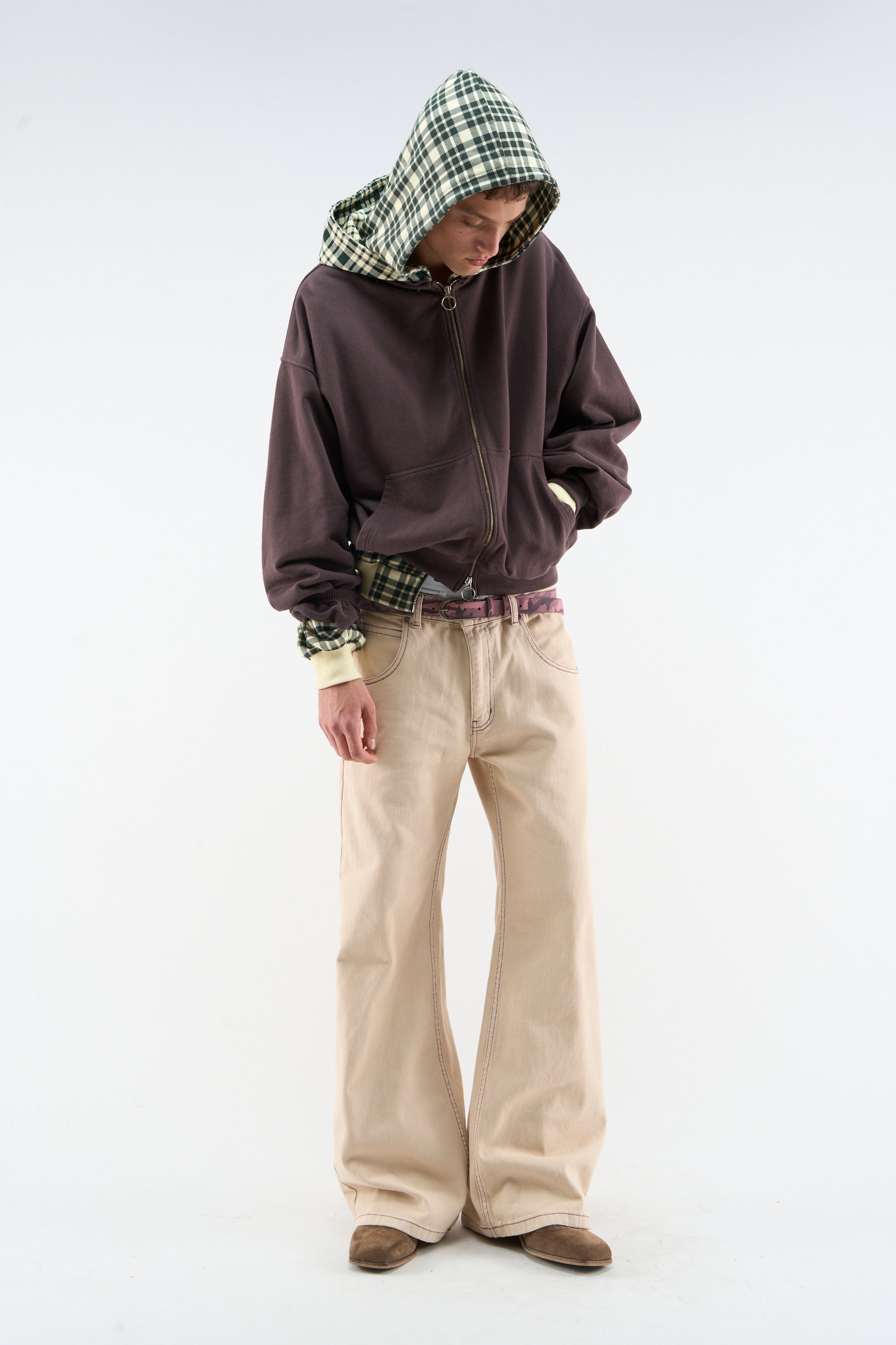 New Mask Brown  Zipper