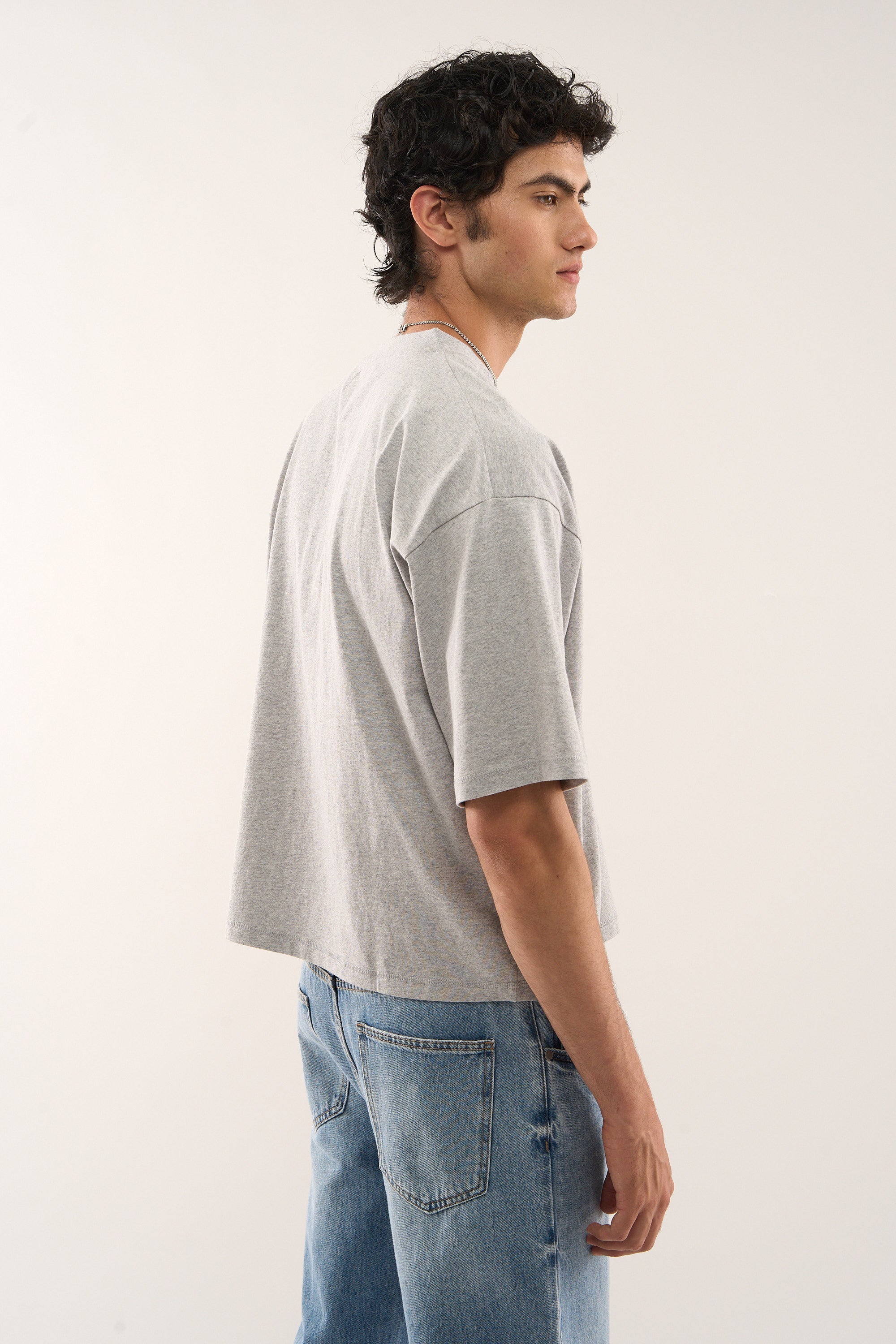 Boots Grey Melange T-Shirt