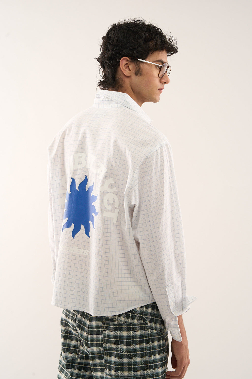 Twin  Checkered White Shirt