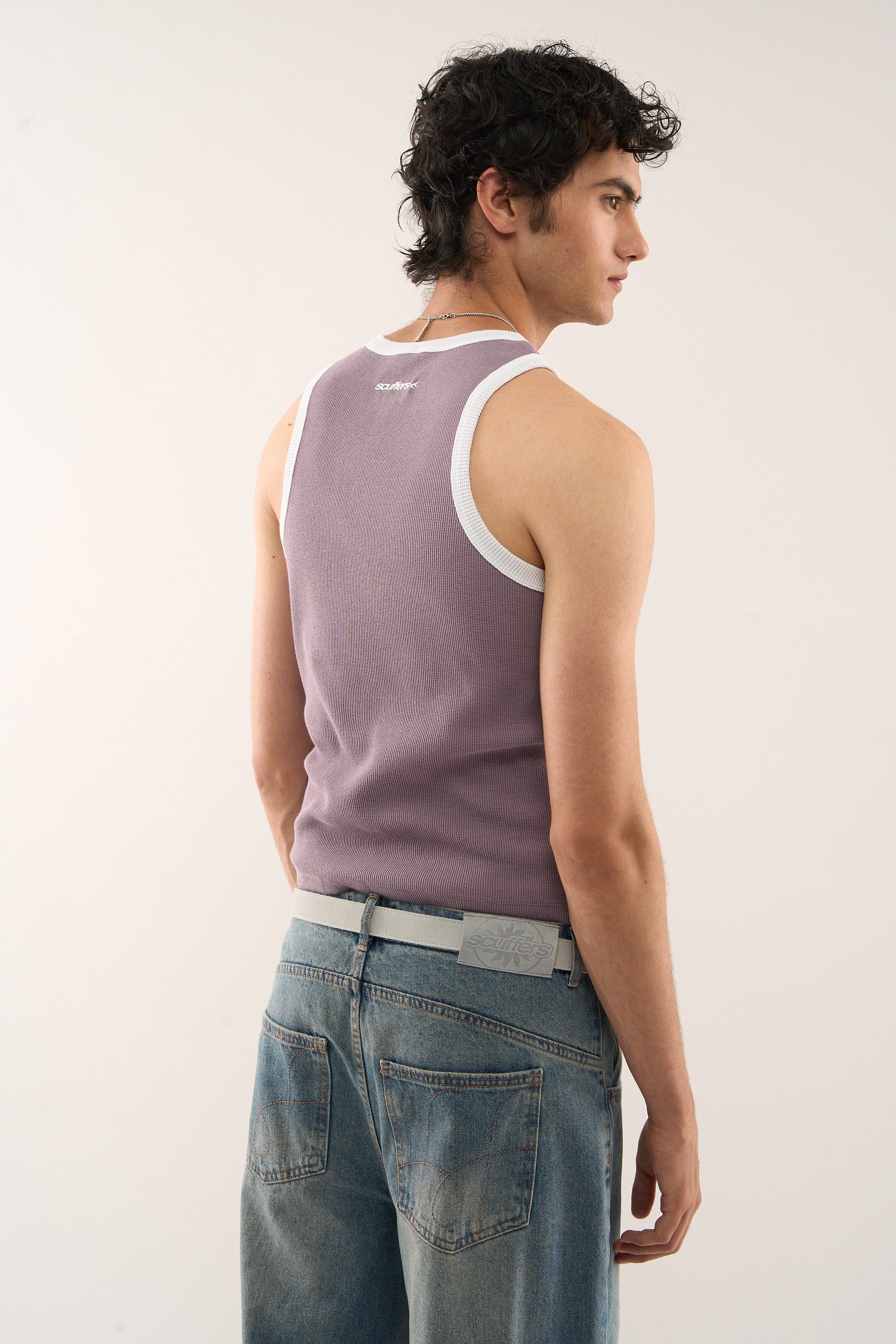 Waffle SCFF Dusty Purple Tank Top