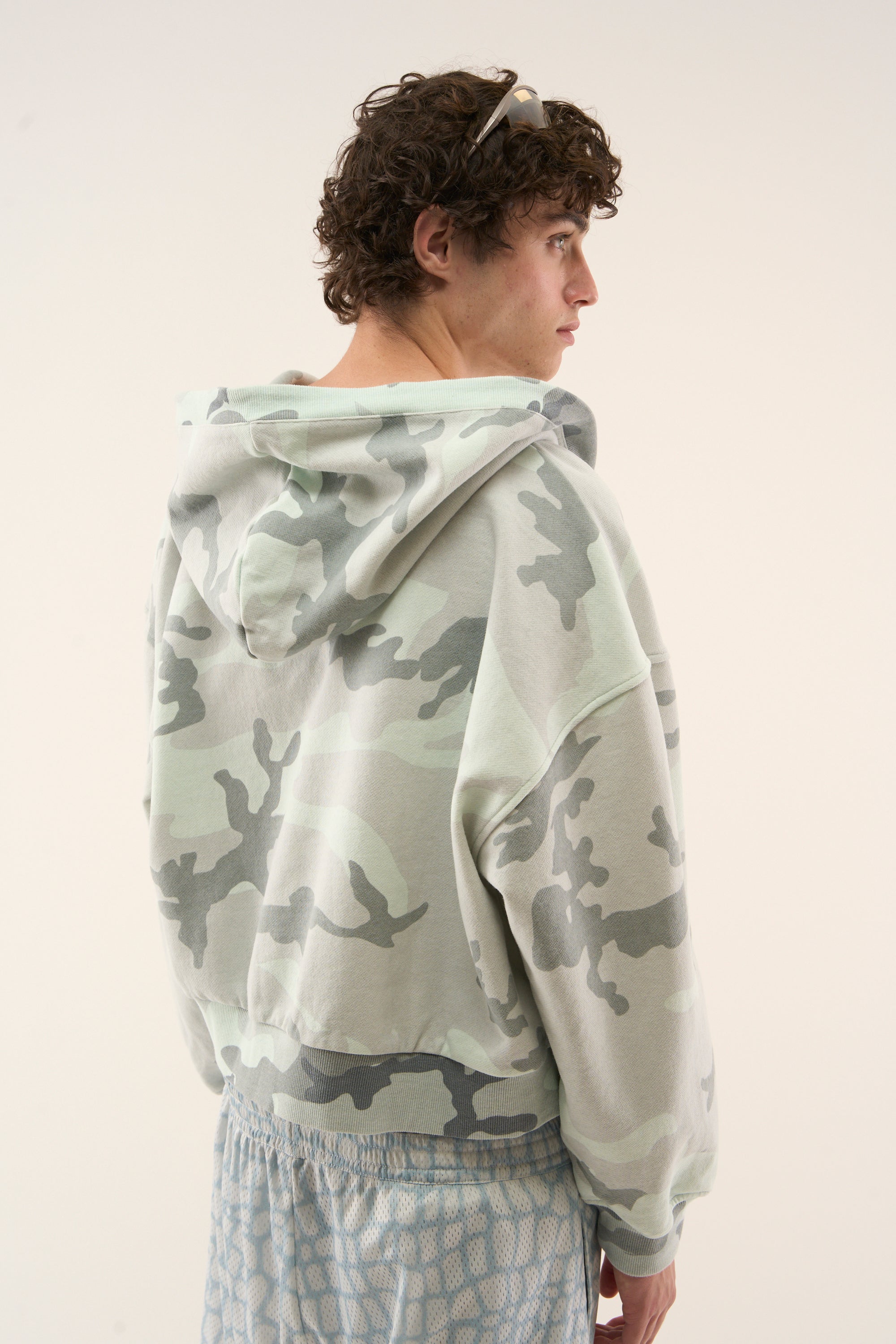 Confused Grey Camo Zipper