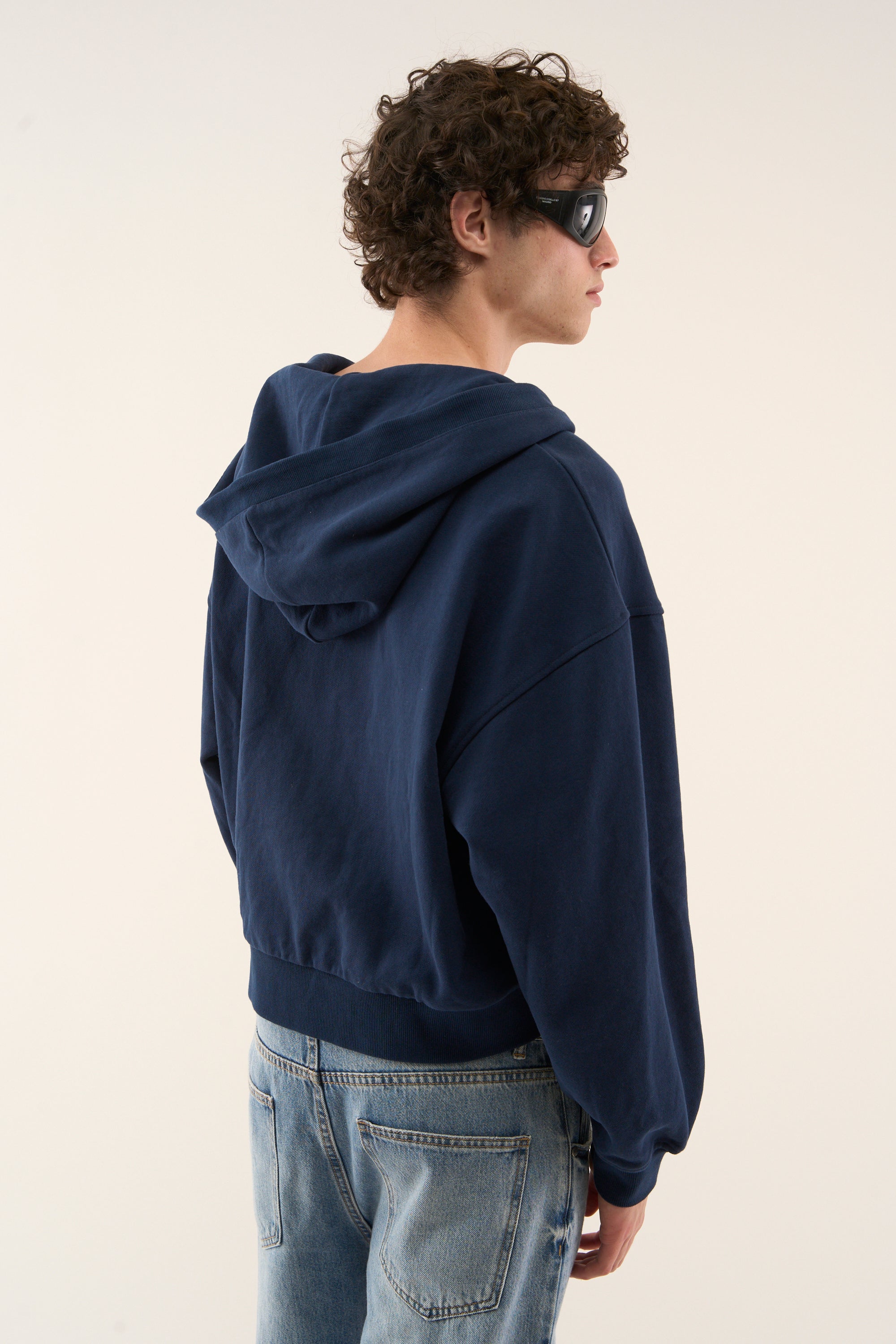 Confused Navy Zipper