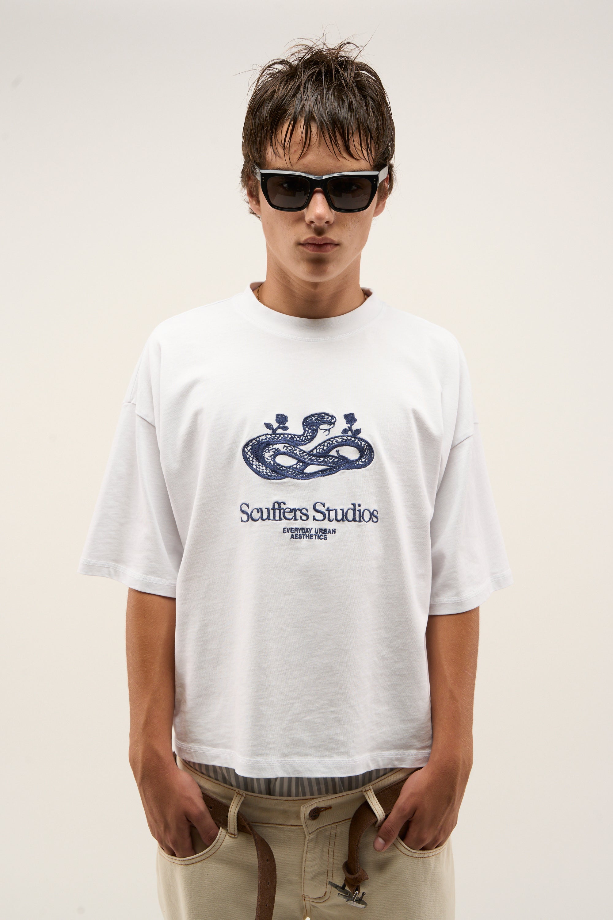 Snake White T-Shirt
