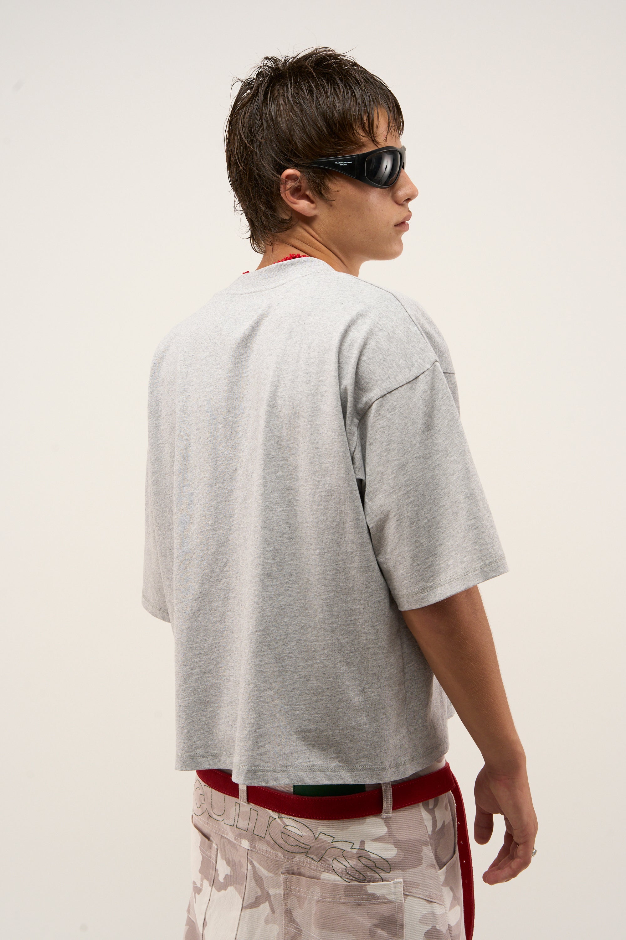 Not LA Yet Grey Melange T-Shirt