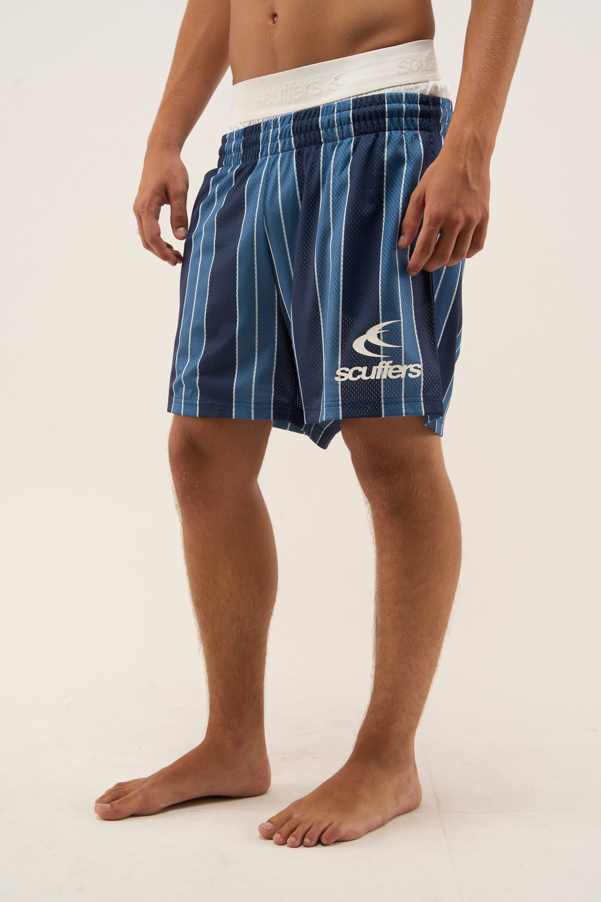 Madrid Navy Football Shorts