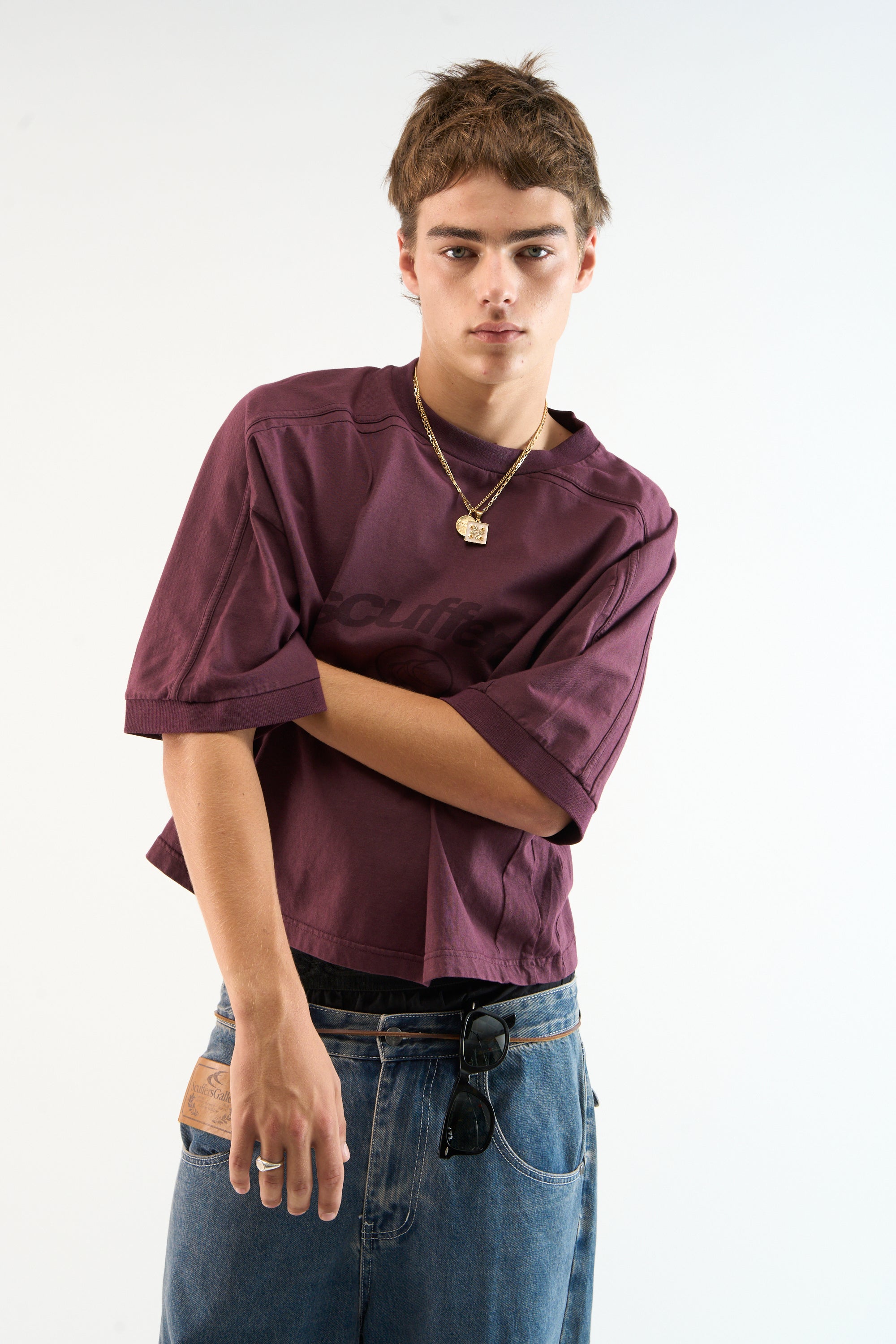 Effortless Total Burgundy T-Shirt