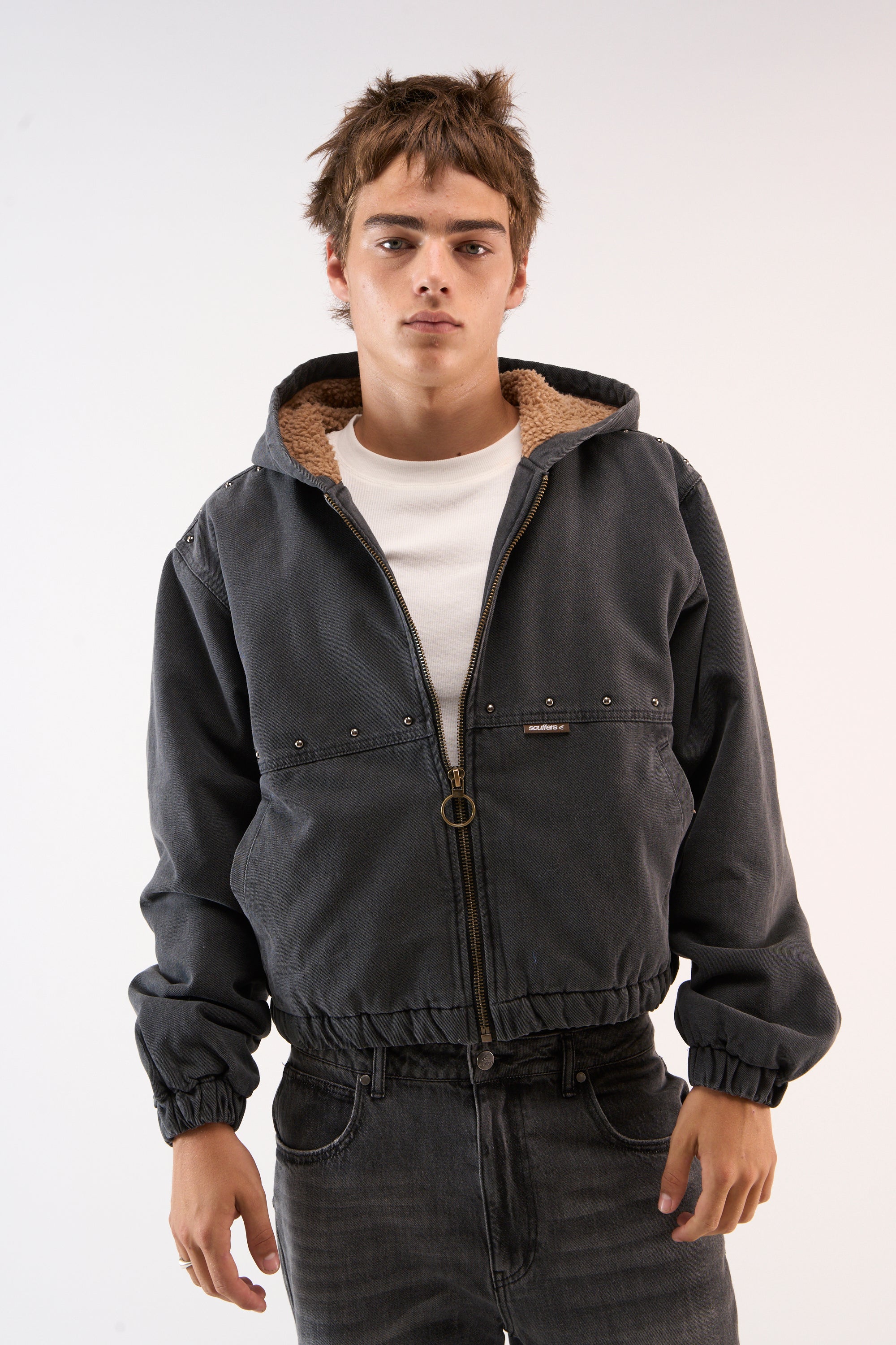 Denim Dark Work Jacket